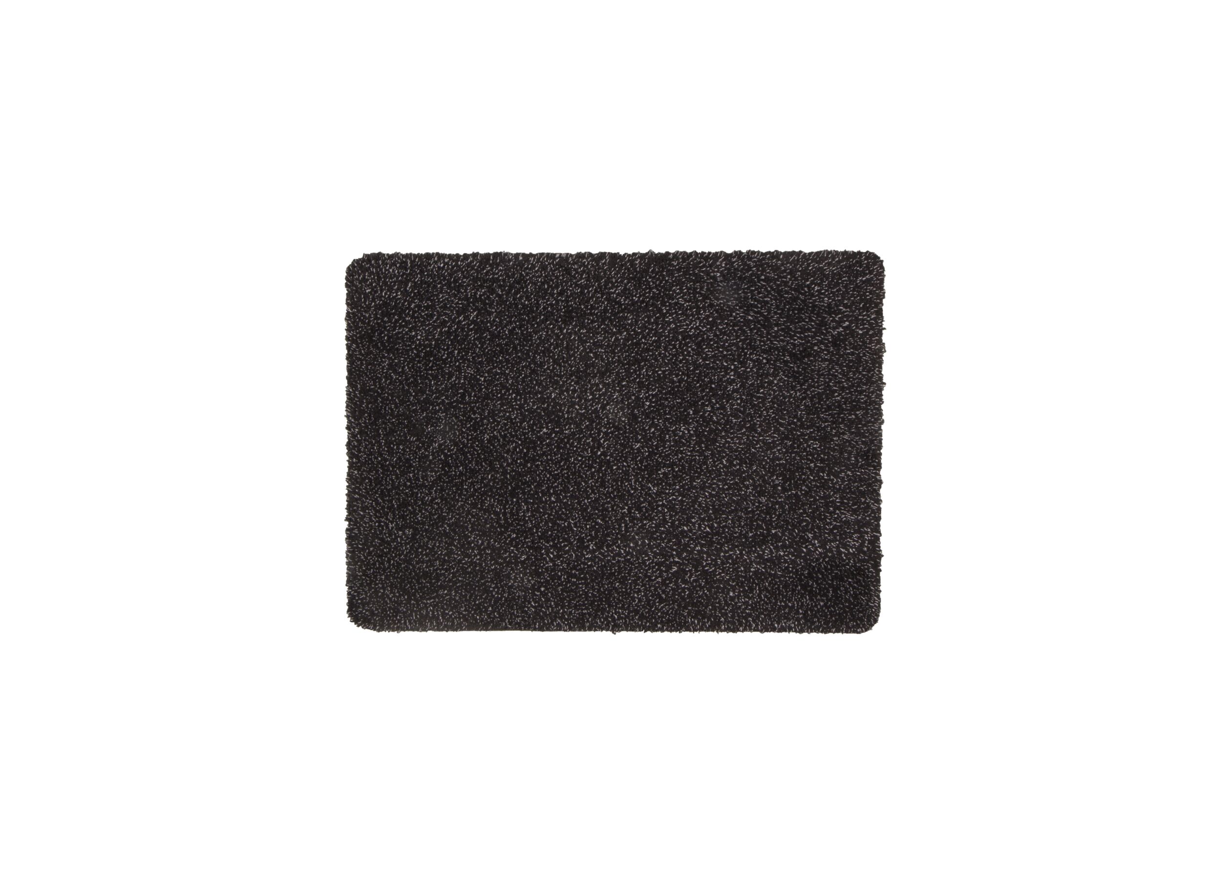 Deurmat Absorb 85x55cm katoen zwart