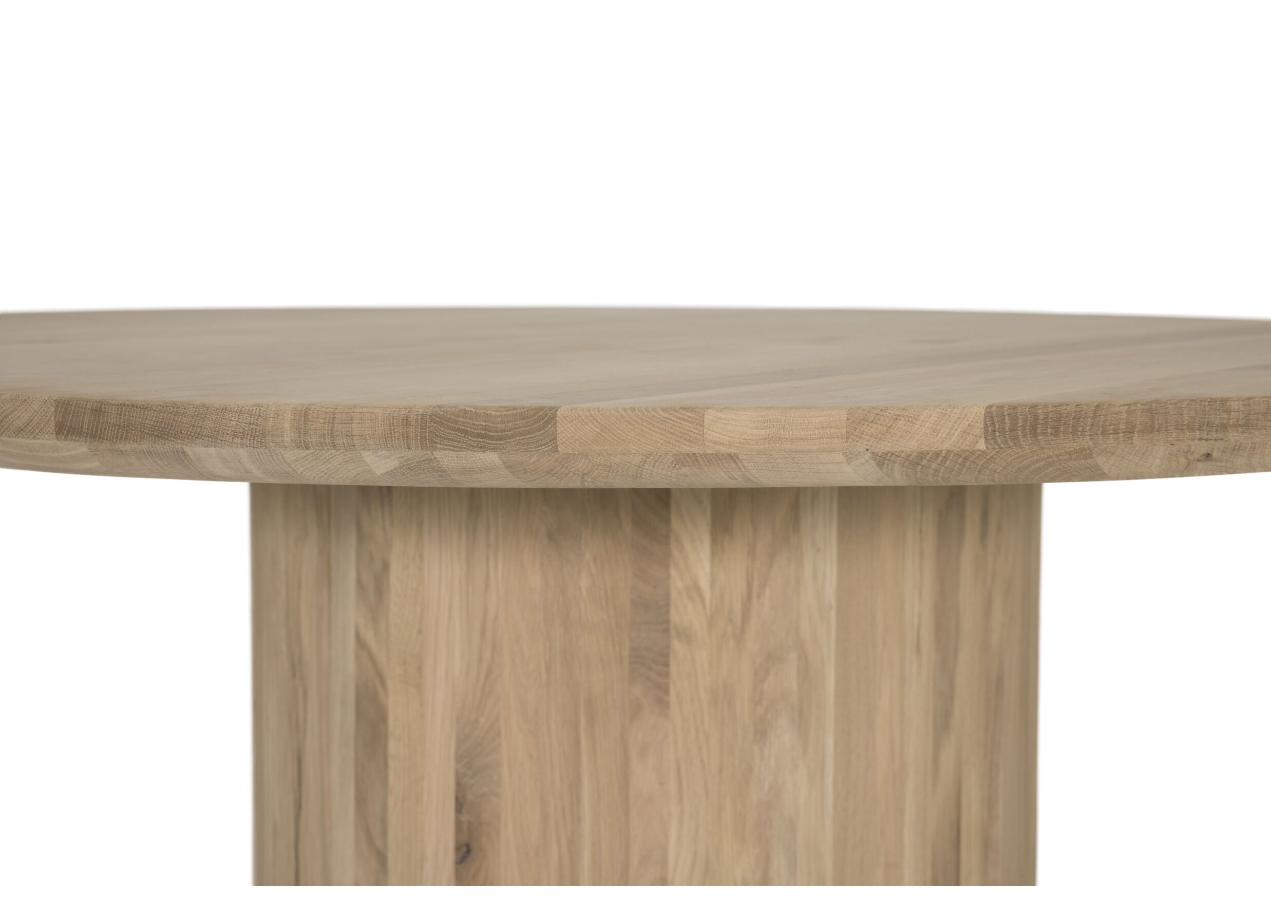Ronde tafel Pearl Ø140cm - eik massief - naturel