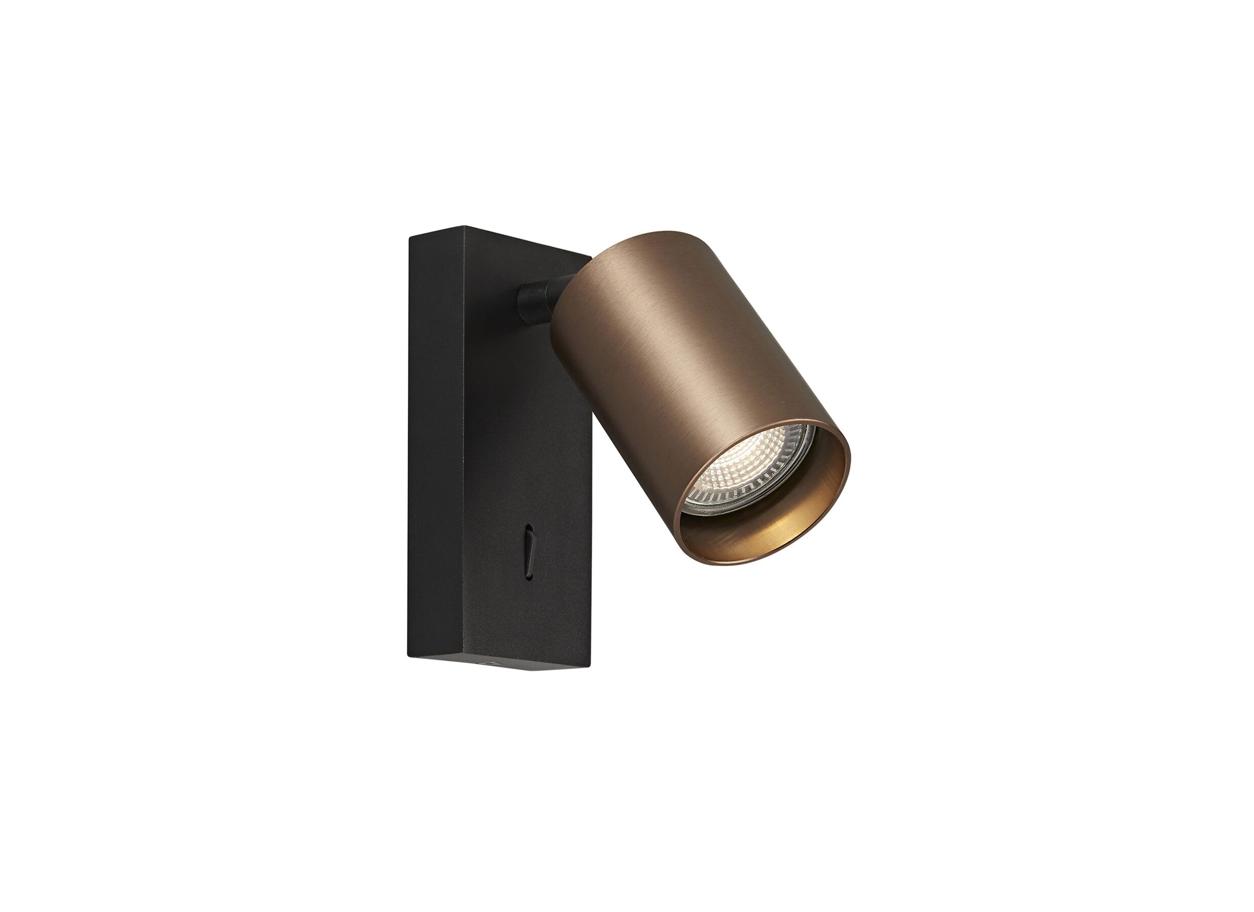 Wandlamp Geborsteld Brons GU10