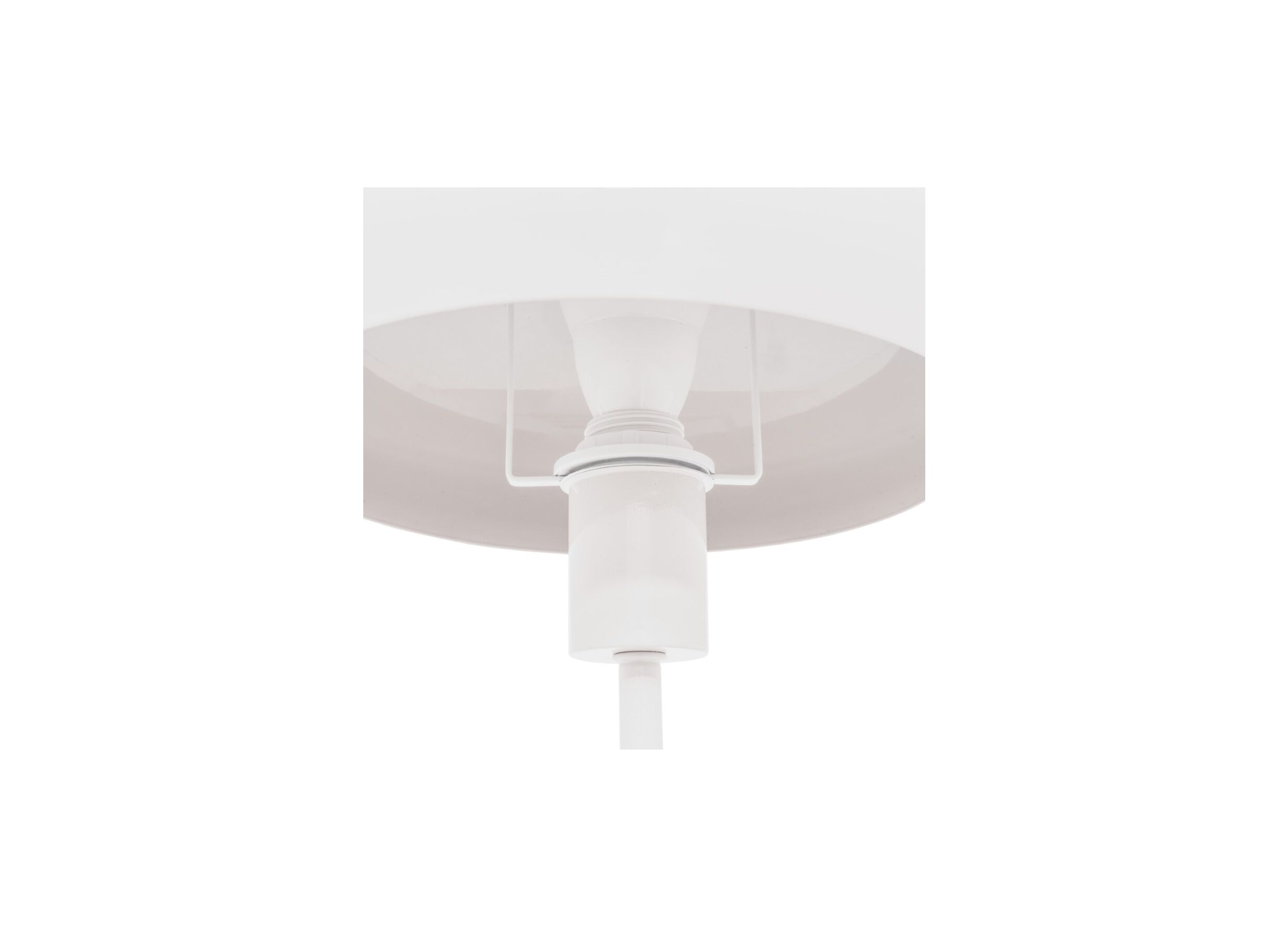 Detailfoto - Tafellamp Savio E14 H38cm - glas/staal - beige