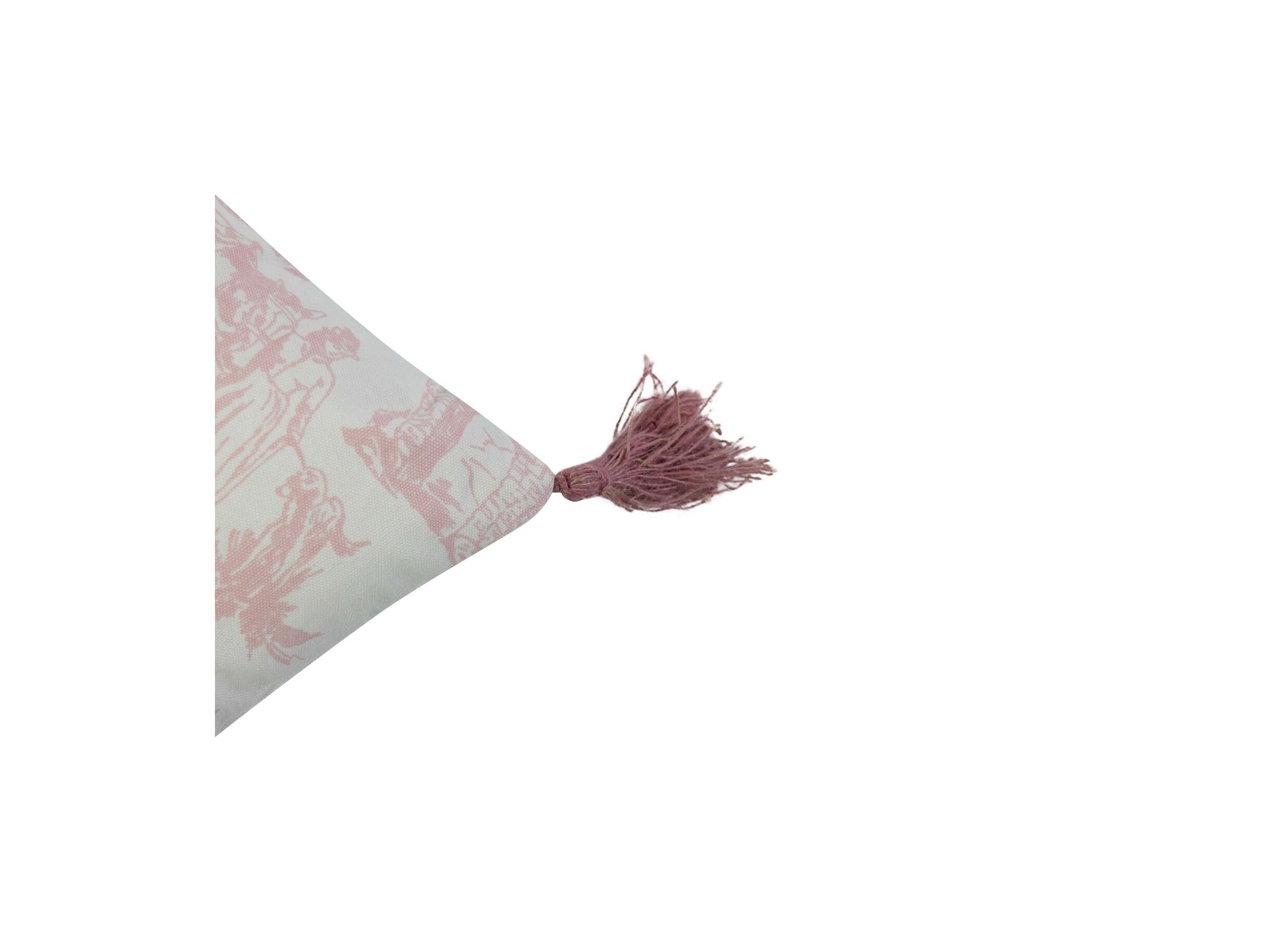 Detailfoto - Kussen Adele 45x45cm - stof - roze