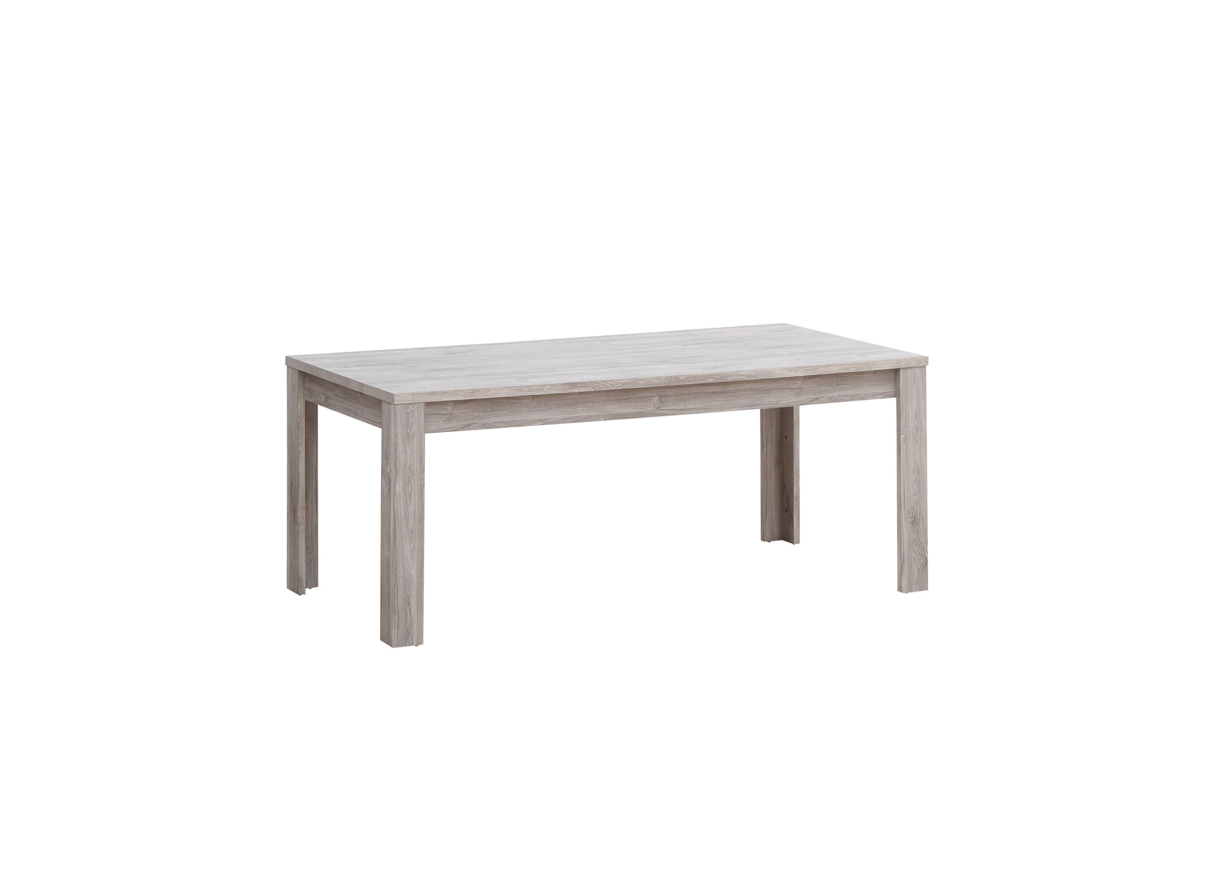 Tafel Elias 190x90cm - meubelplaat - grijze eik