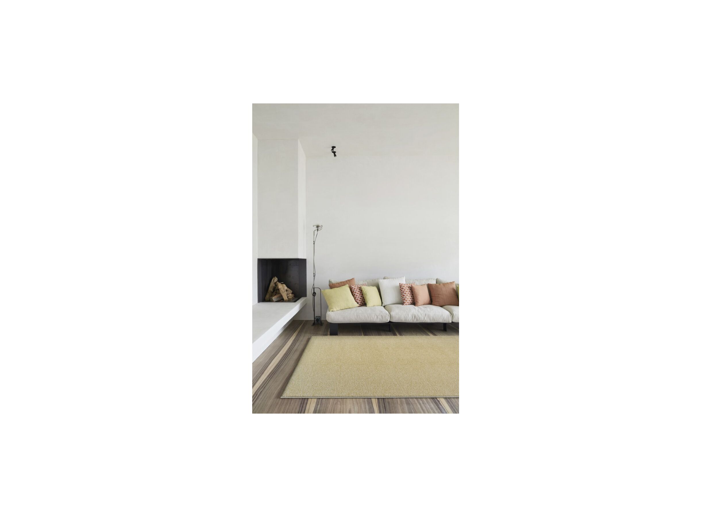 Sfeerfoto - Tapijt Trevos 290x200cm polyester groen