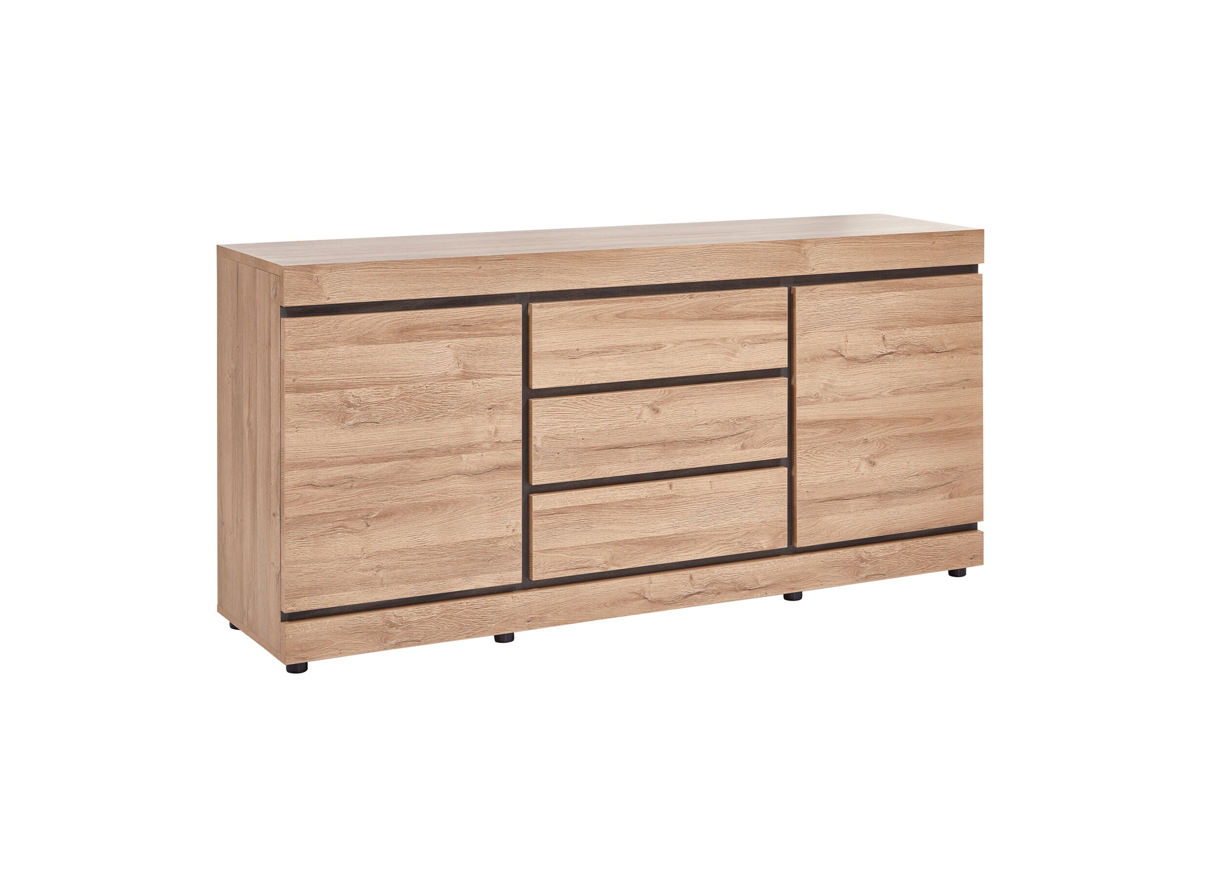 Dressoir Marnix 189cm - meubelplaat - bruin