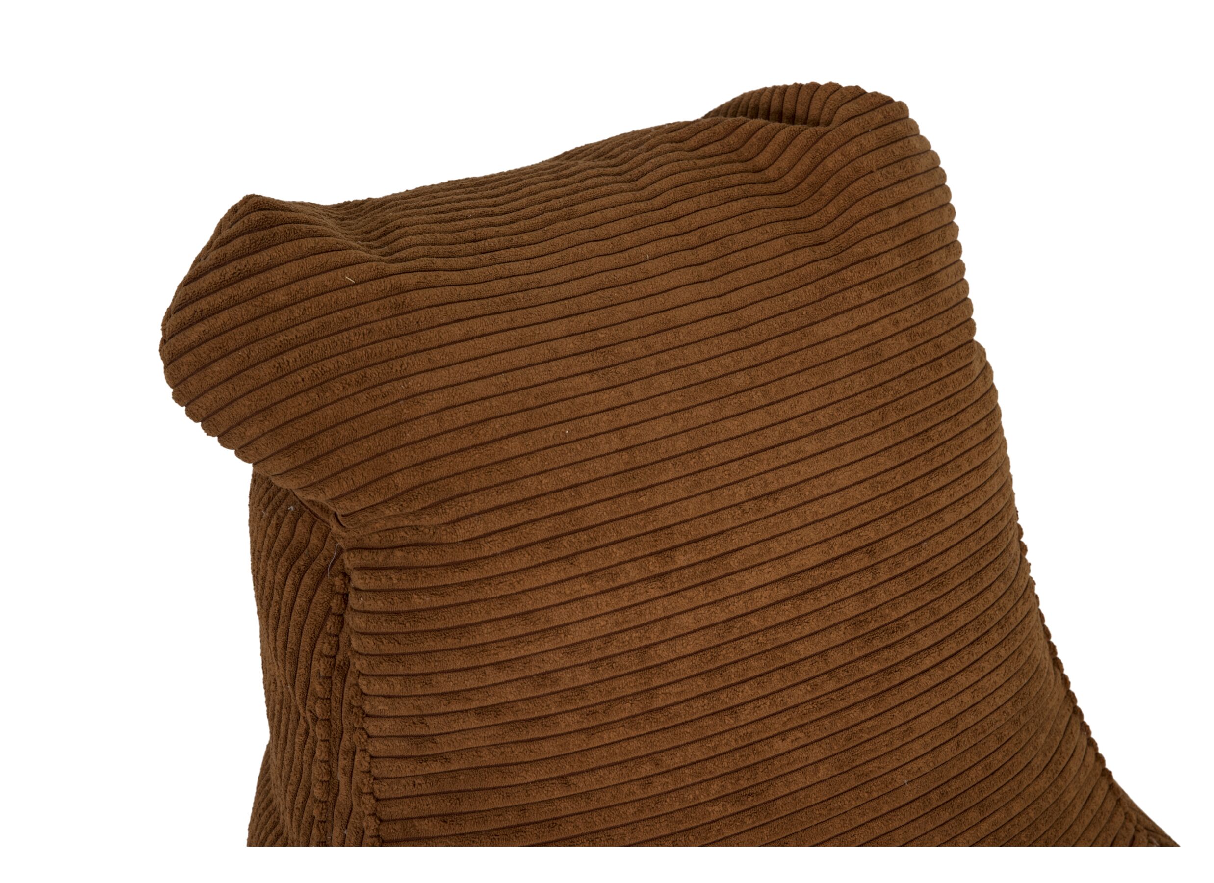 Pouf poire Pesaro tissu cognac