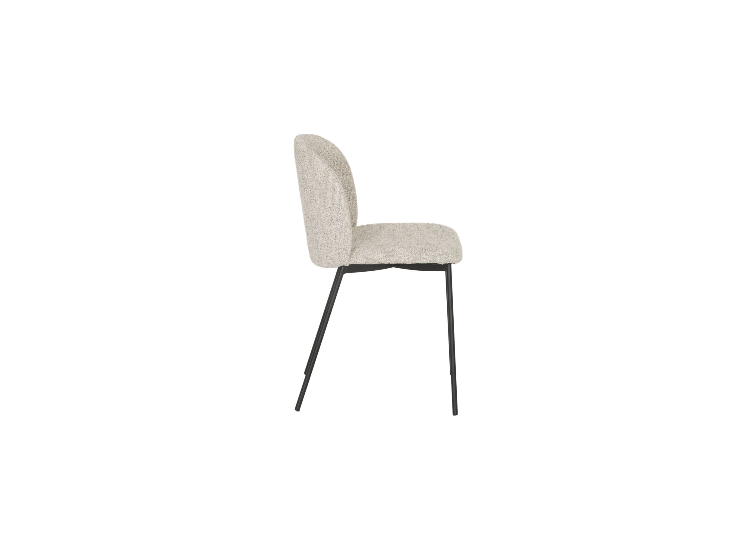 Overzichtsfoto - Stoel Stone 48x52x81cm - stof - beige