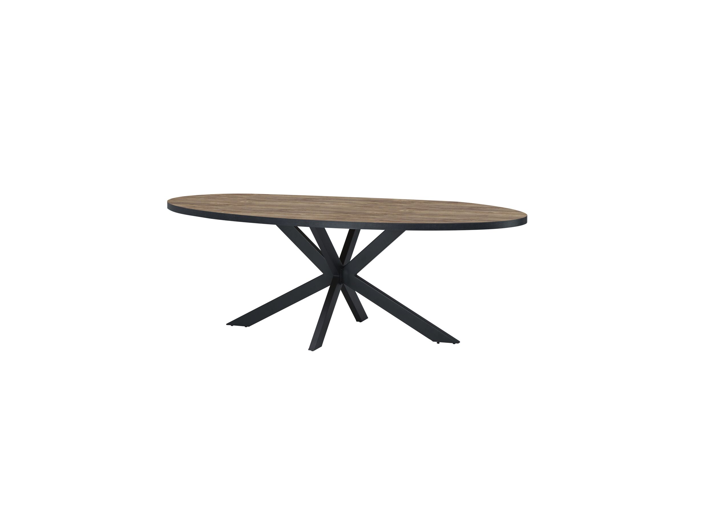 Hoofdfoto - Tafel Estrella Etienne 220x110cm - meubelplaat - industrial oak
