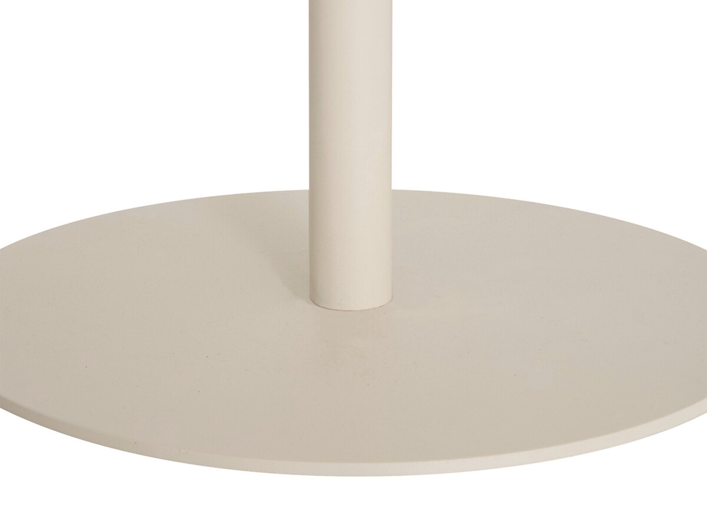 Detailfoto - Bijzettafel Fiora Ø43cm - staal - ivoor