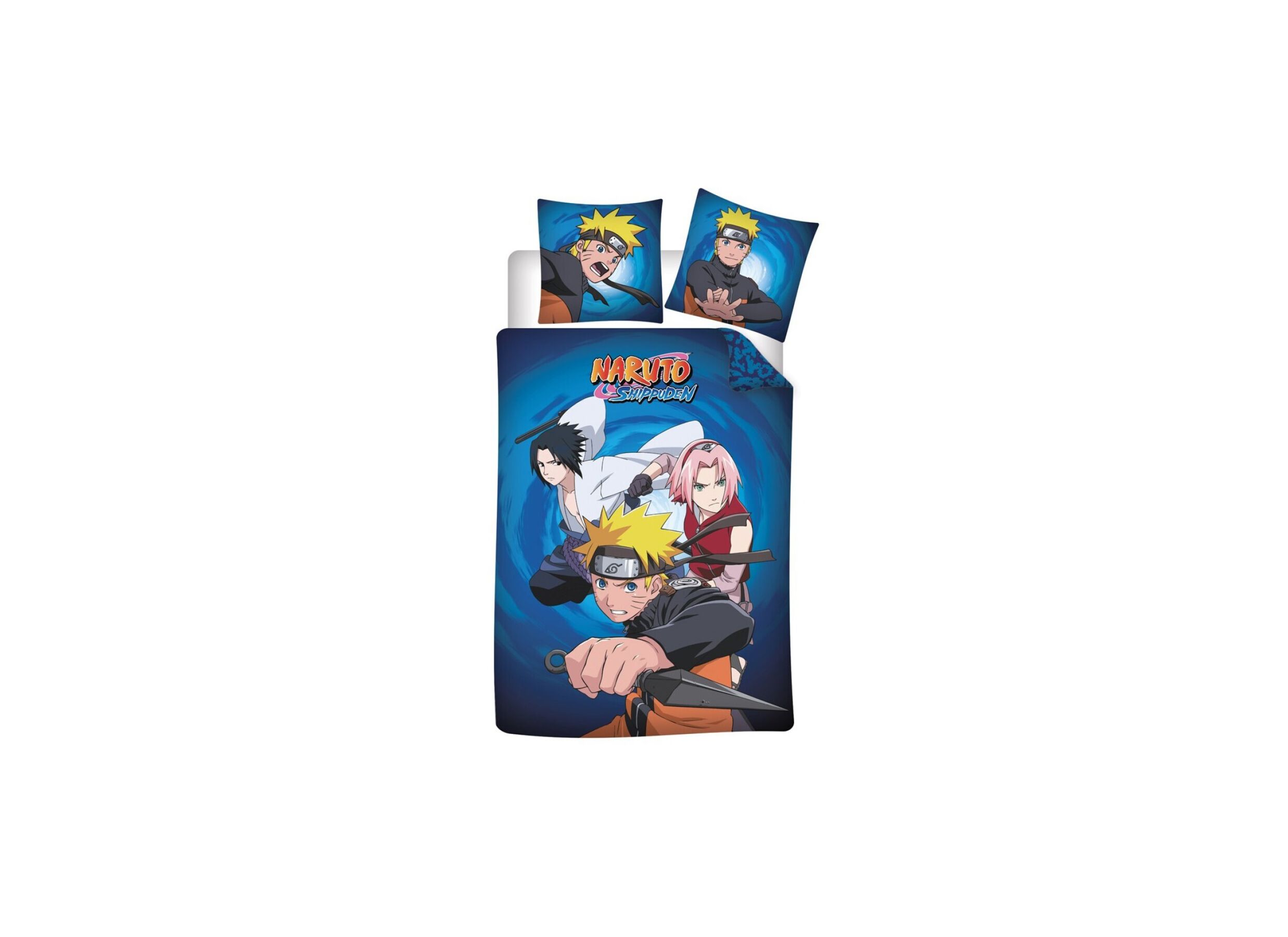 Dekbedovertrek Naruto 140x200cm flanel - Dekbedovertrek Naruto 140x200cm flanel