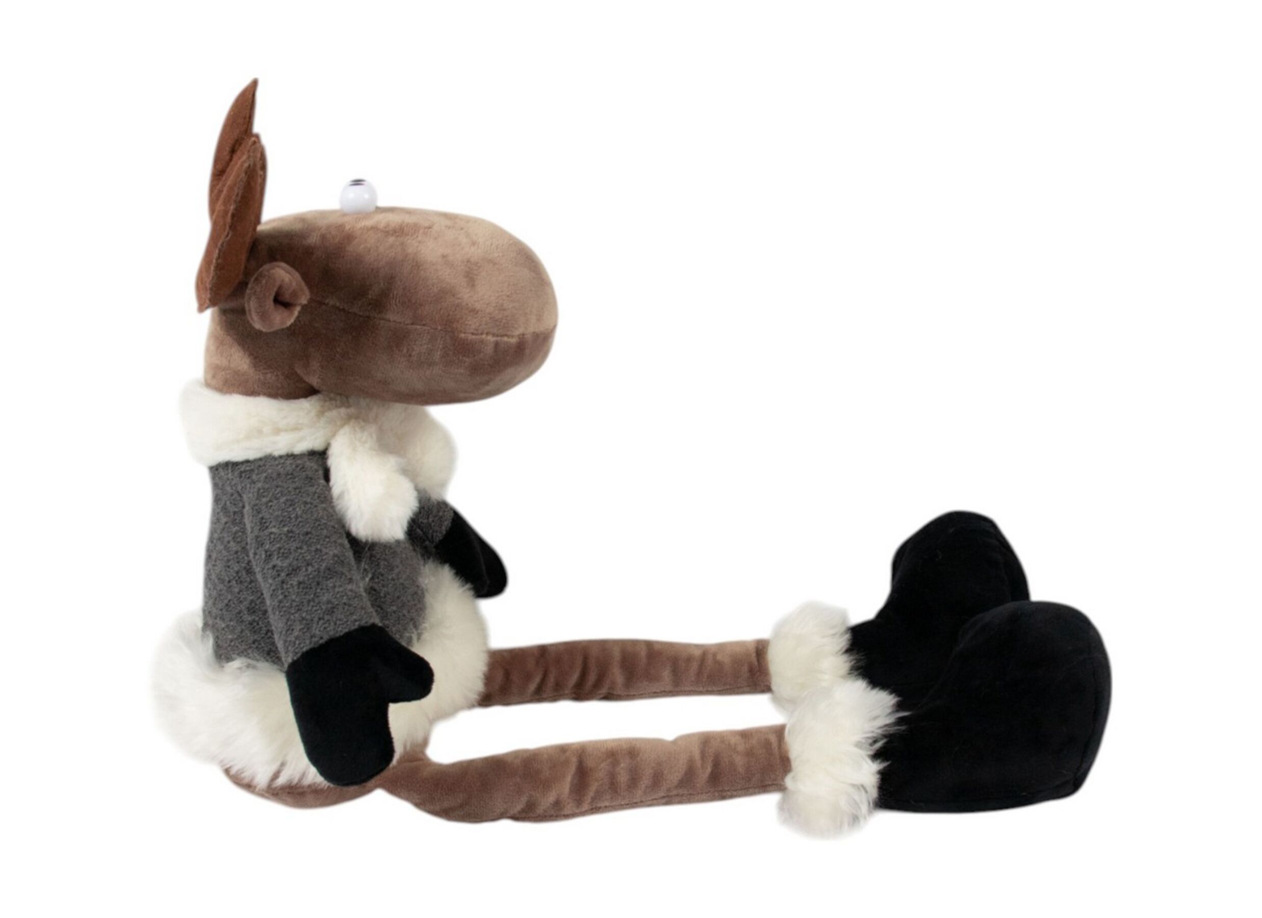 Overzichtsfoto - Knuffel Hert Ruby L H30cm - polyester - multicolor