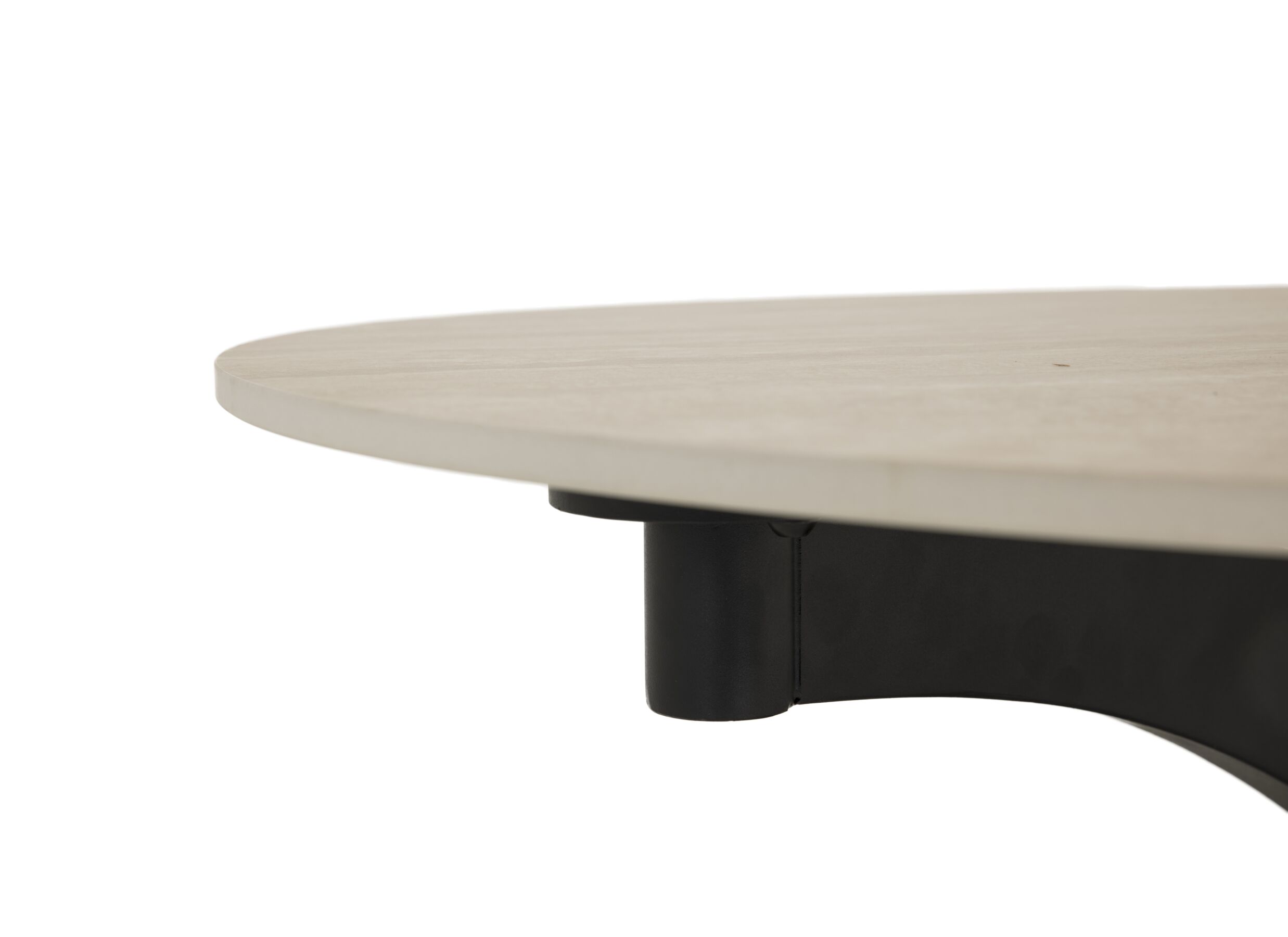 Detail - Table basse Caldera 129/80x80x43,5cm - MDF - naturel