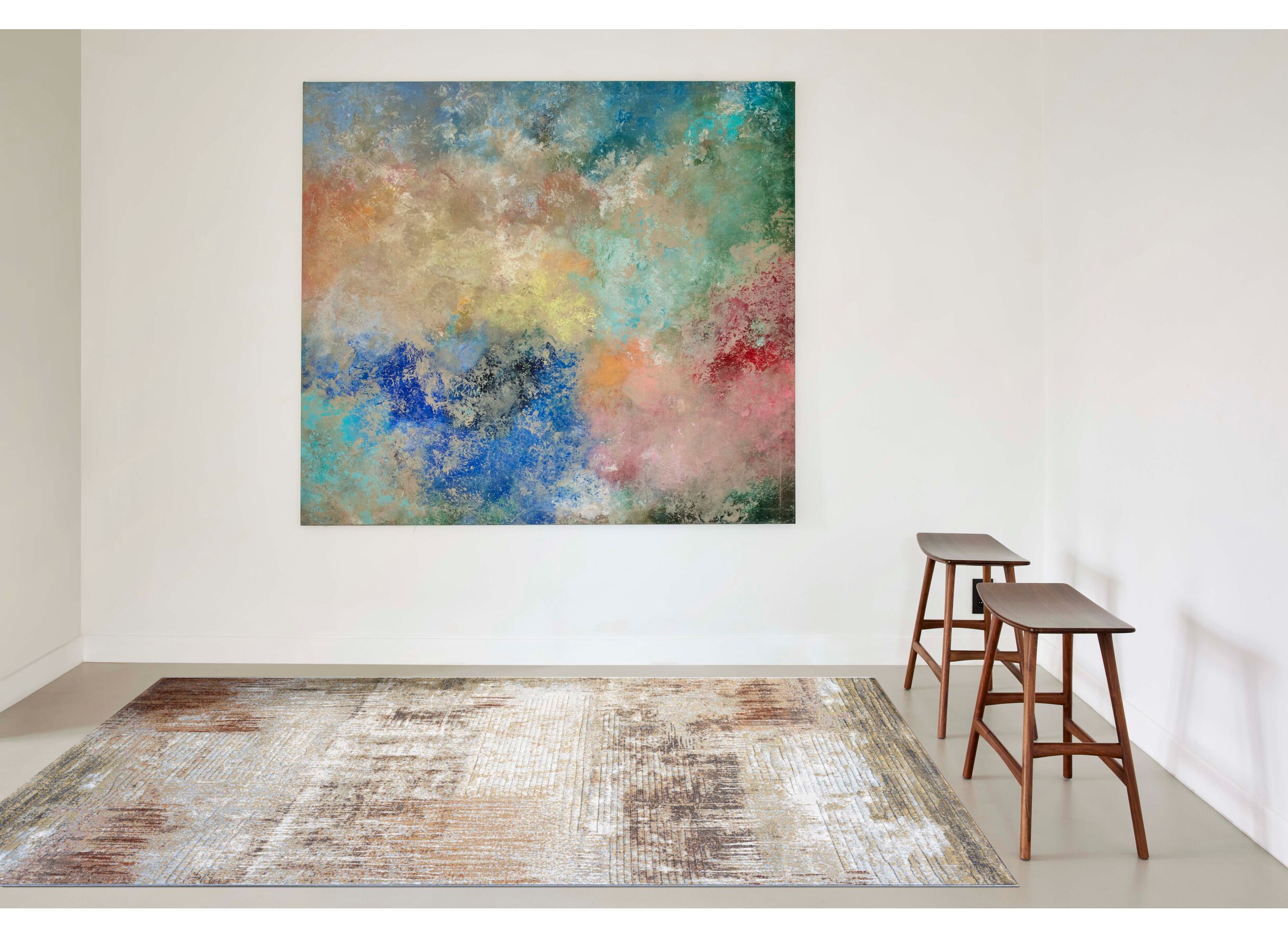 Sfeerfoto - Tapijt Aspero 240x300cm - polyester - multicolor