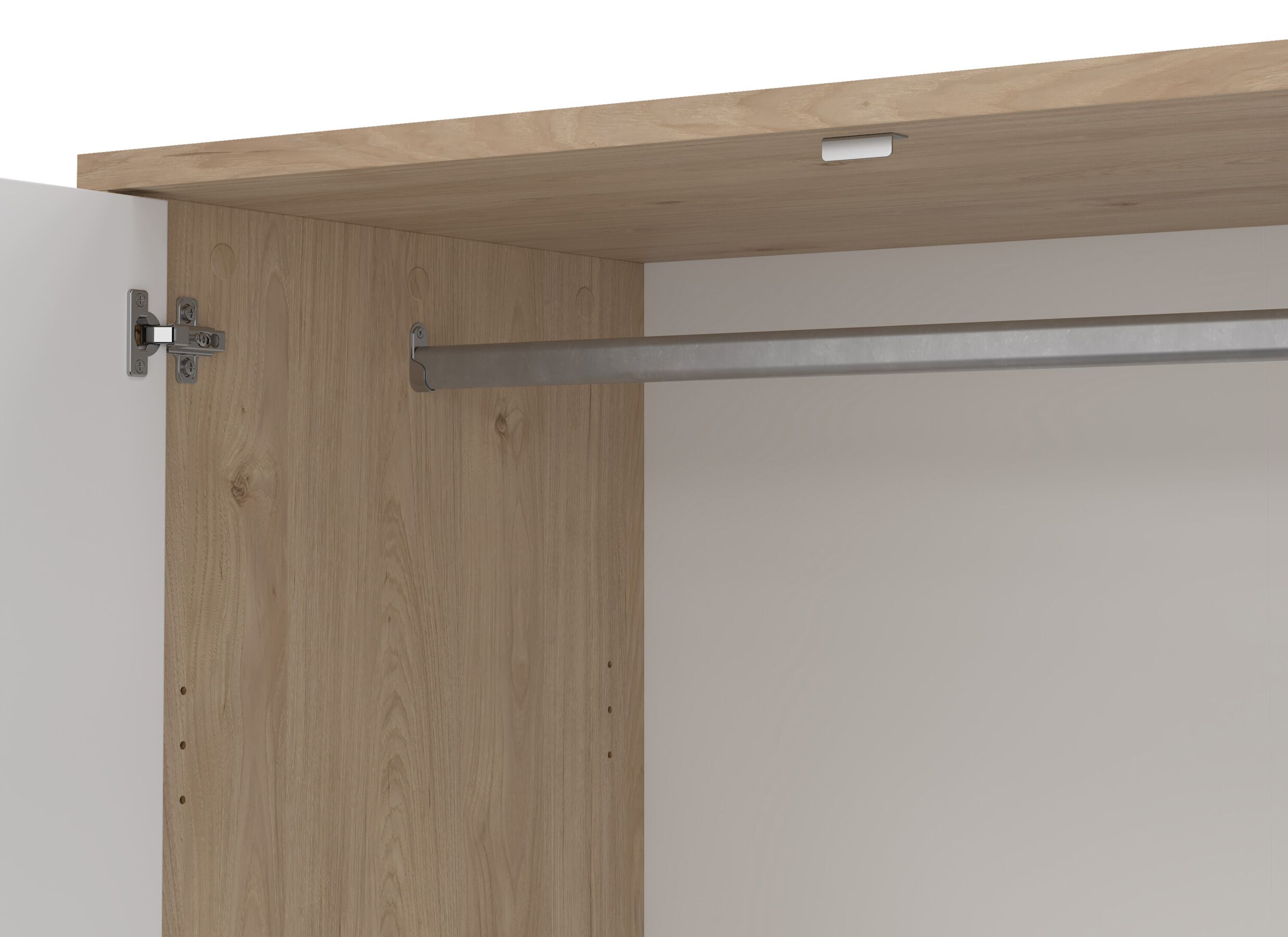 Detail - Garde-robe Next 149x58xH202cm - décor - blanc & jackson hickory
