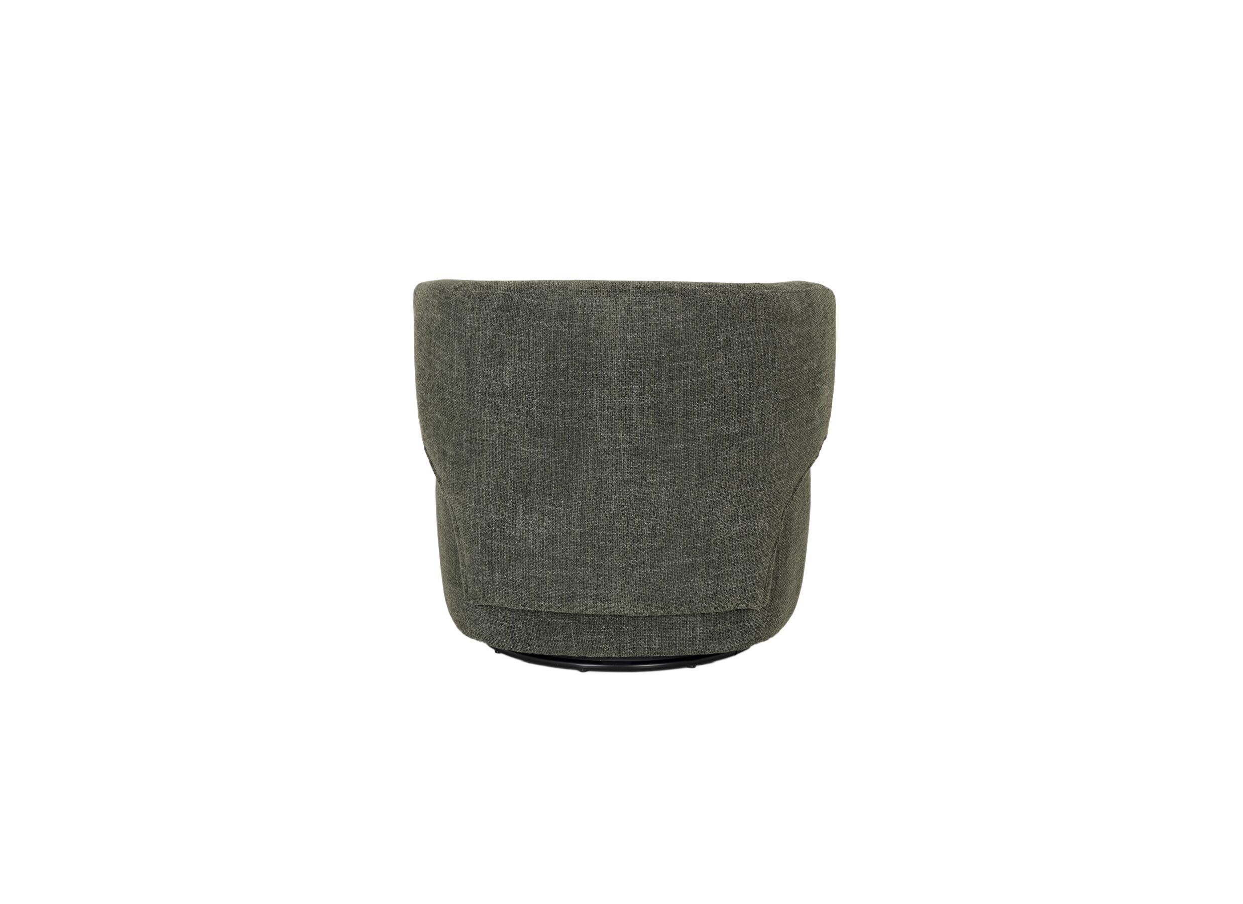 Overzichtsfoto - Draaifauteuil 80x81x70cm - katoen - chacha groen