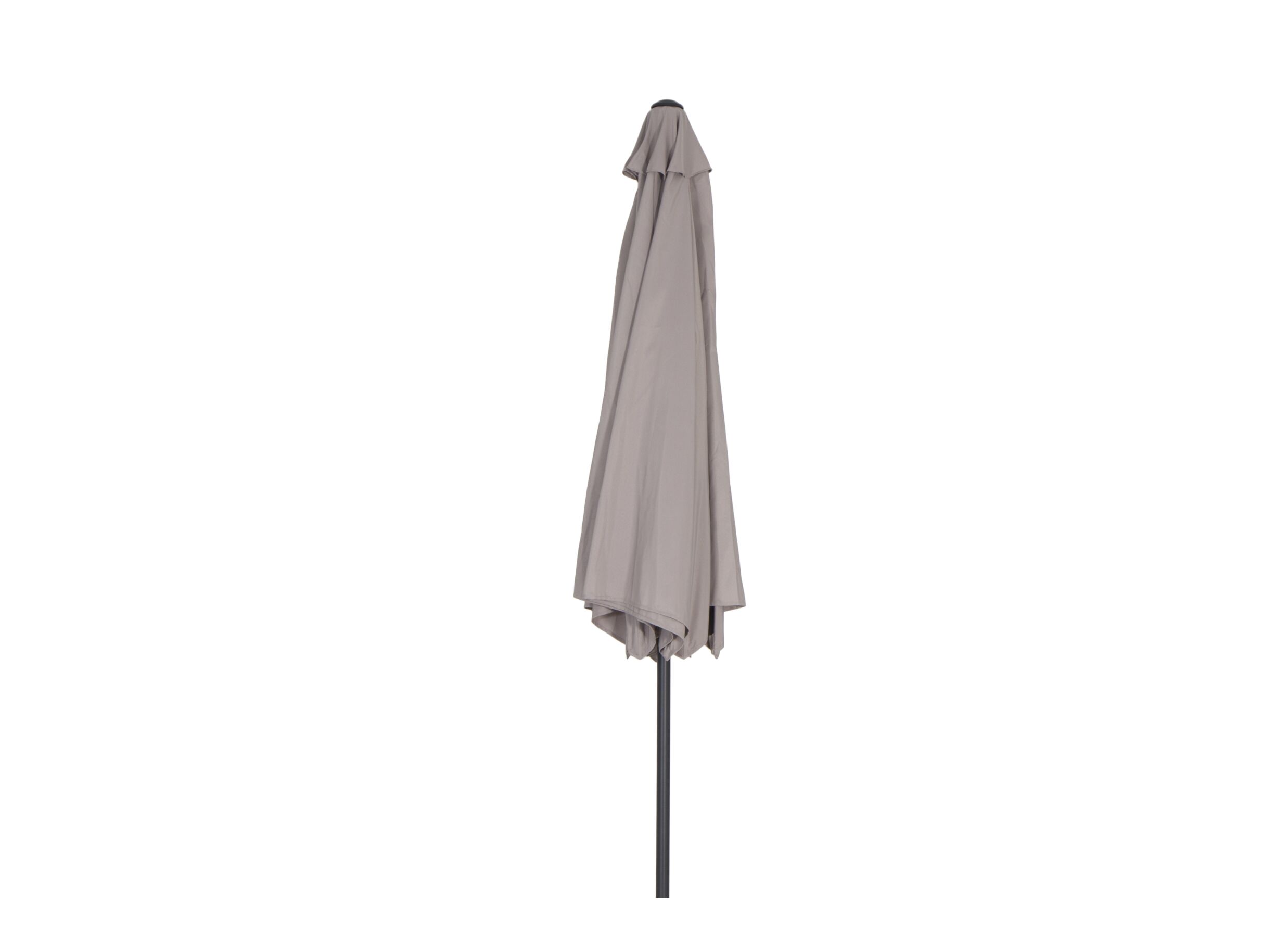 Aperçu - Parasol Nerissa Ø300cm taupe avec couverture