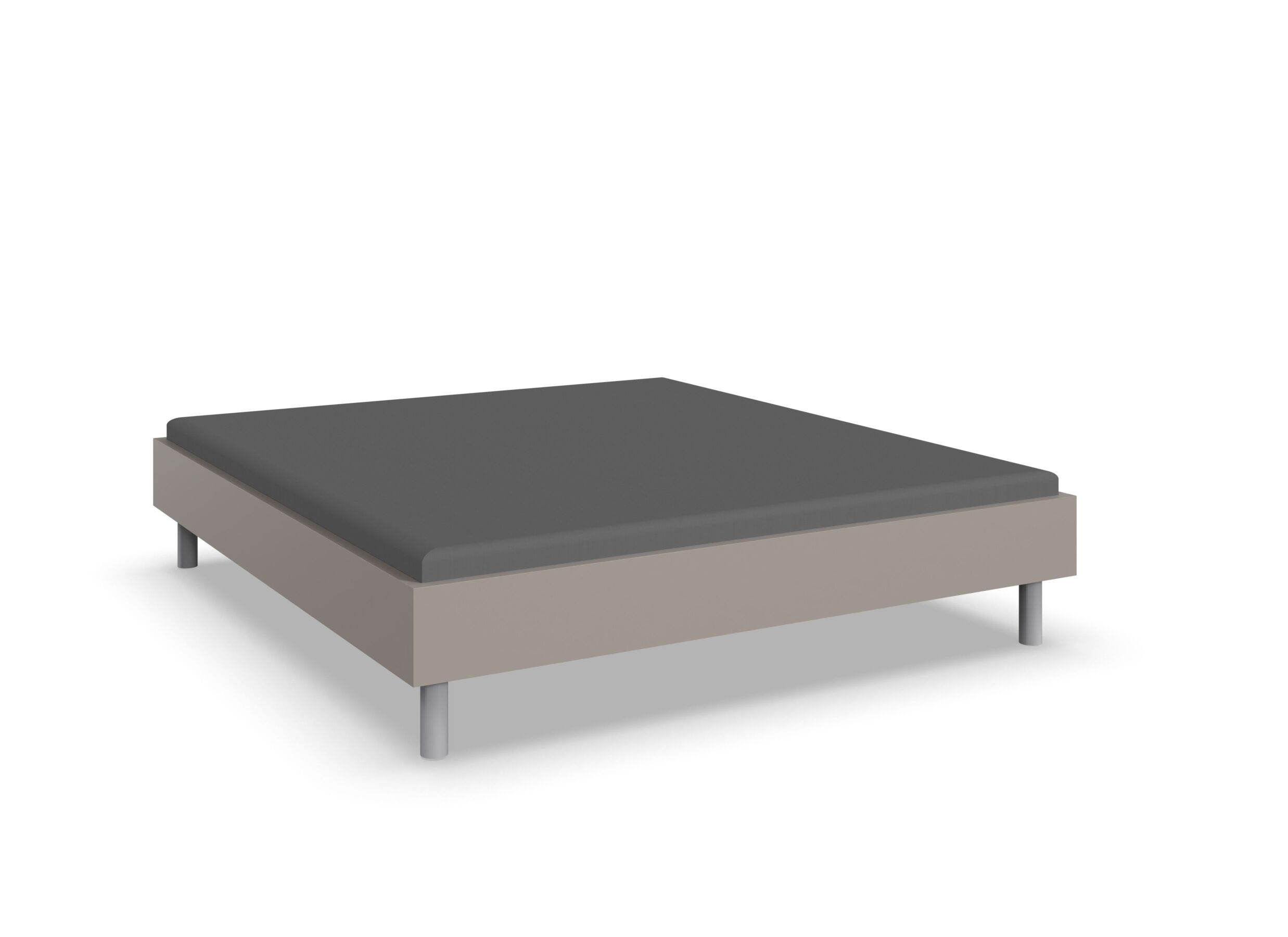Bed Easy 180x200cm - decor - sahara grijs - Lit Easy 180x200cm - décor - gris sahara