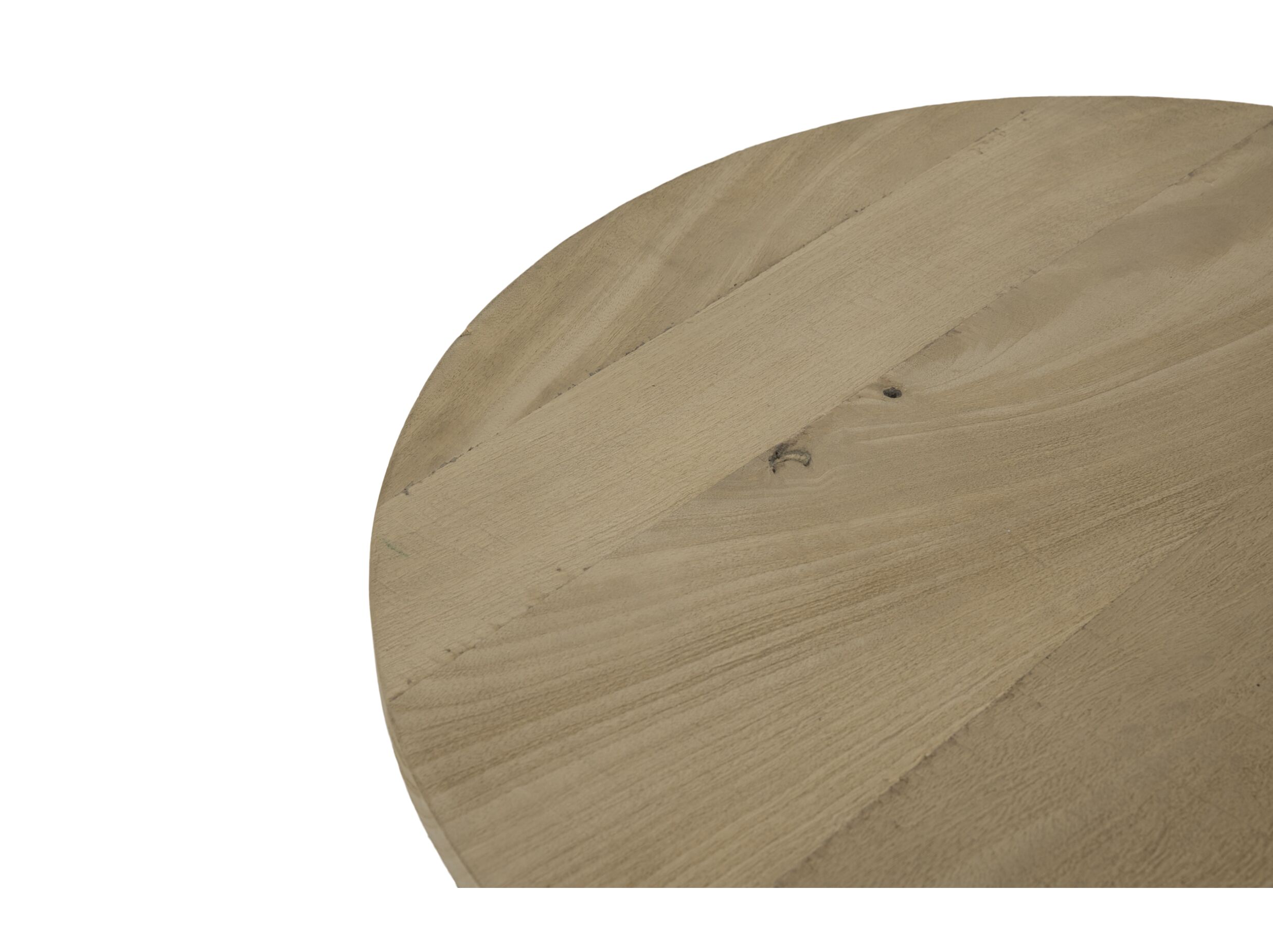 Detailfoto - Bijzettafel Celete Ø70cm - mango massief - sandblast set van 3