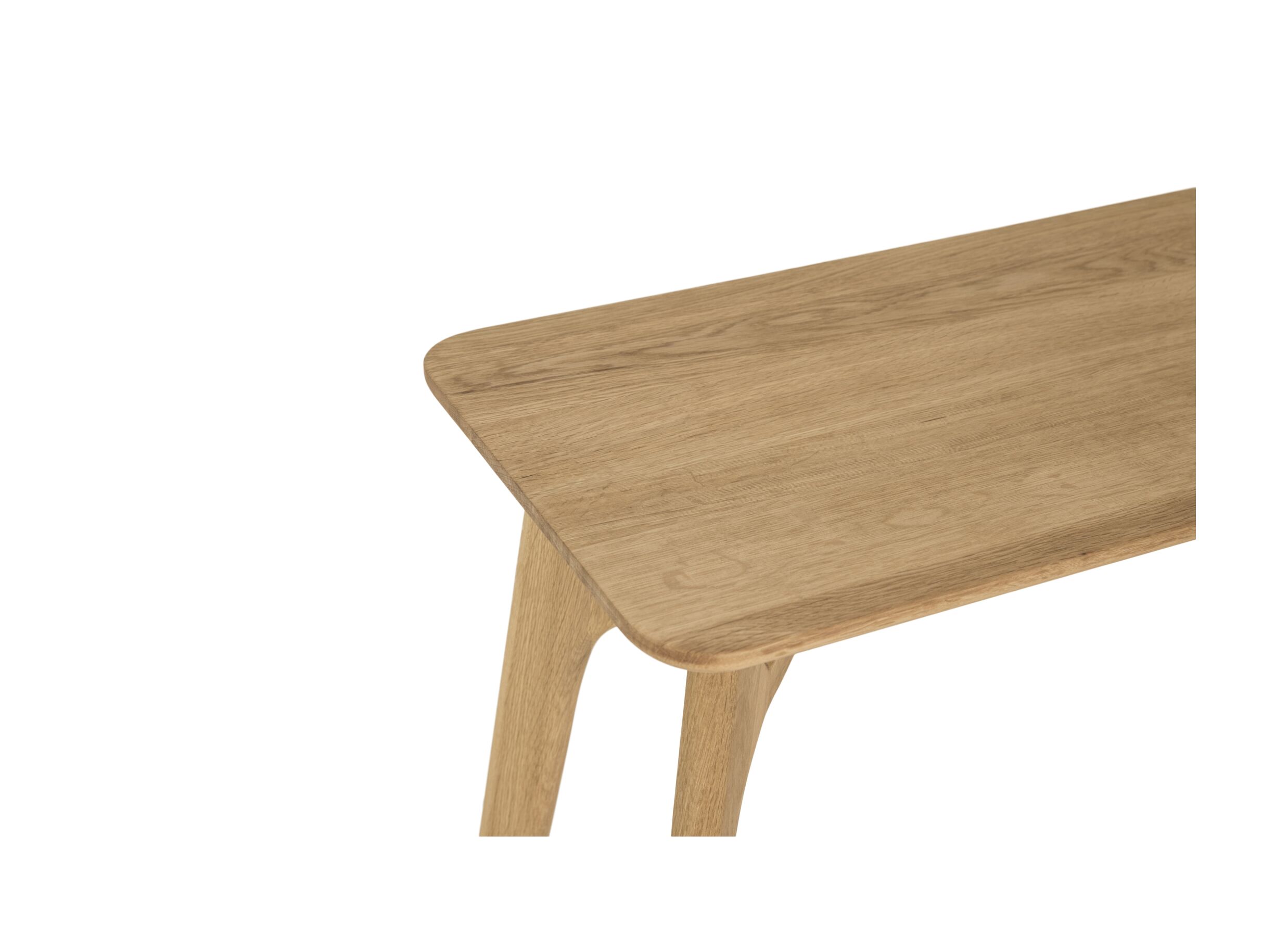 Detailfoto - Wandtafel Bilbo 100x35cm - eik massief - naturel