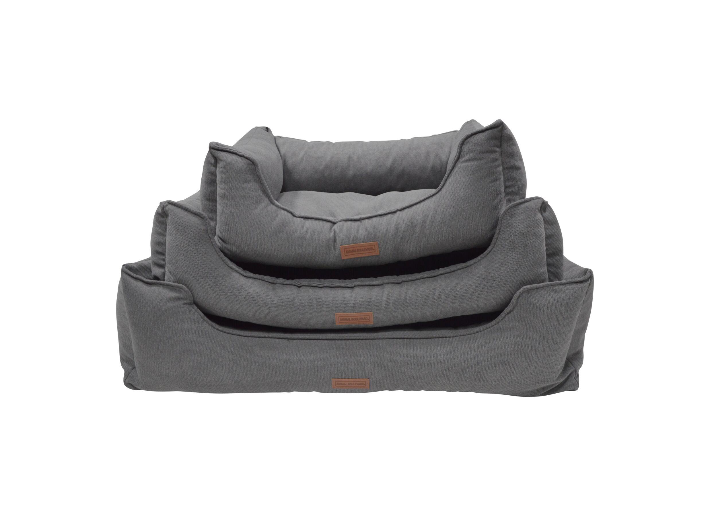 Photo ensemble - Panier pour chien Filip Classic XL 120x80x30cm - tissu - gris