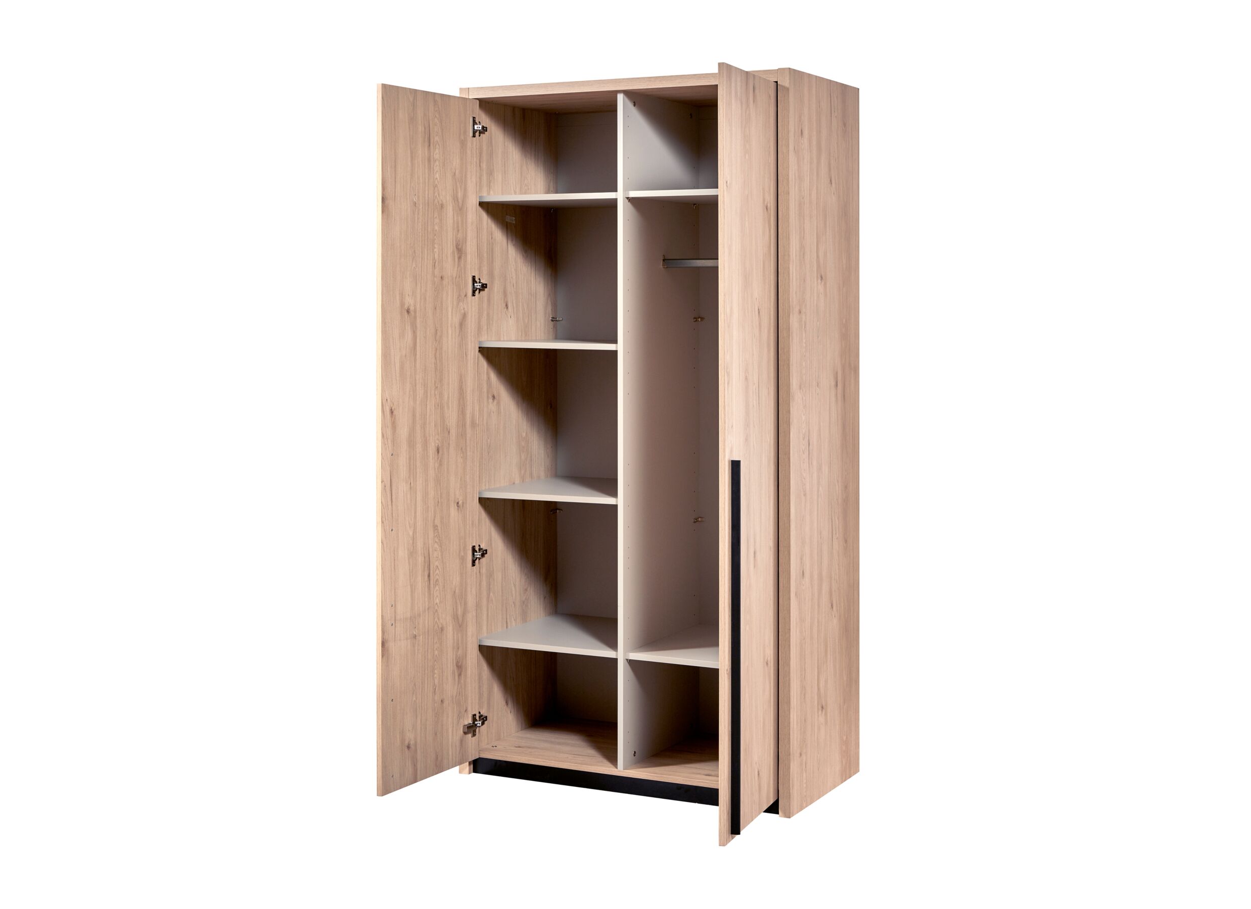 Disposition - Garde-robe 112cm - décor - marron