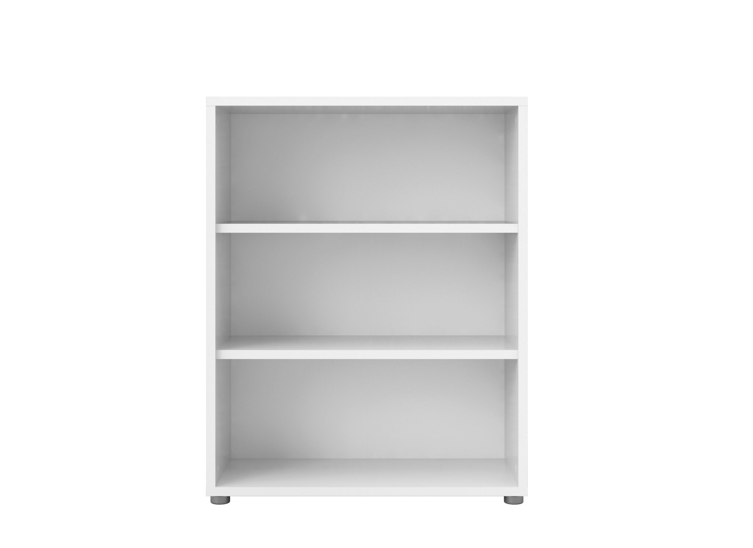Boekenrek Prima 89x40x113cm - melamine - wit