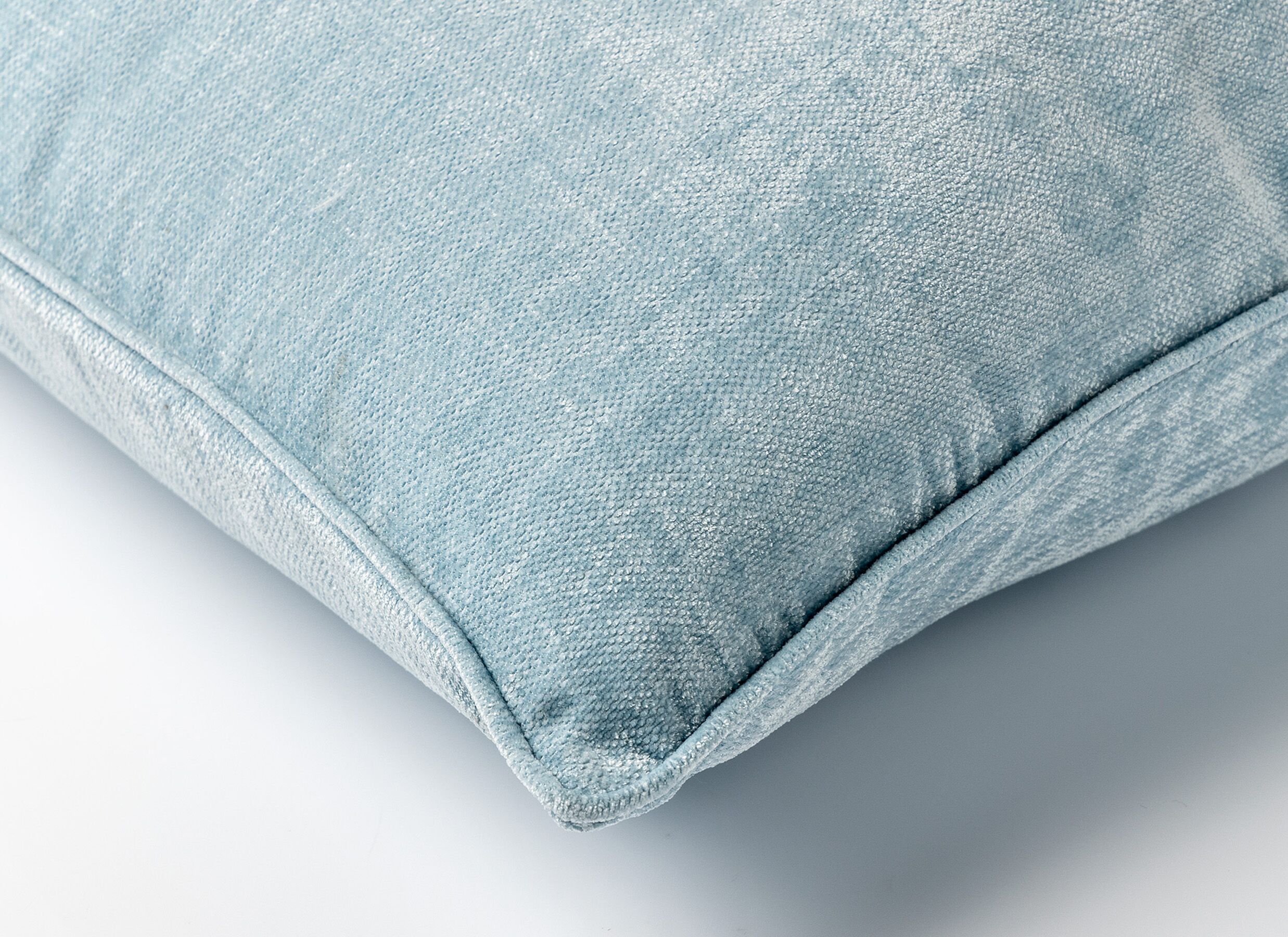 Detail - Coussin Lewy 60x60cm - polyester - sterling blue