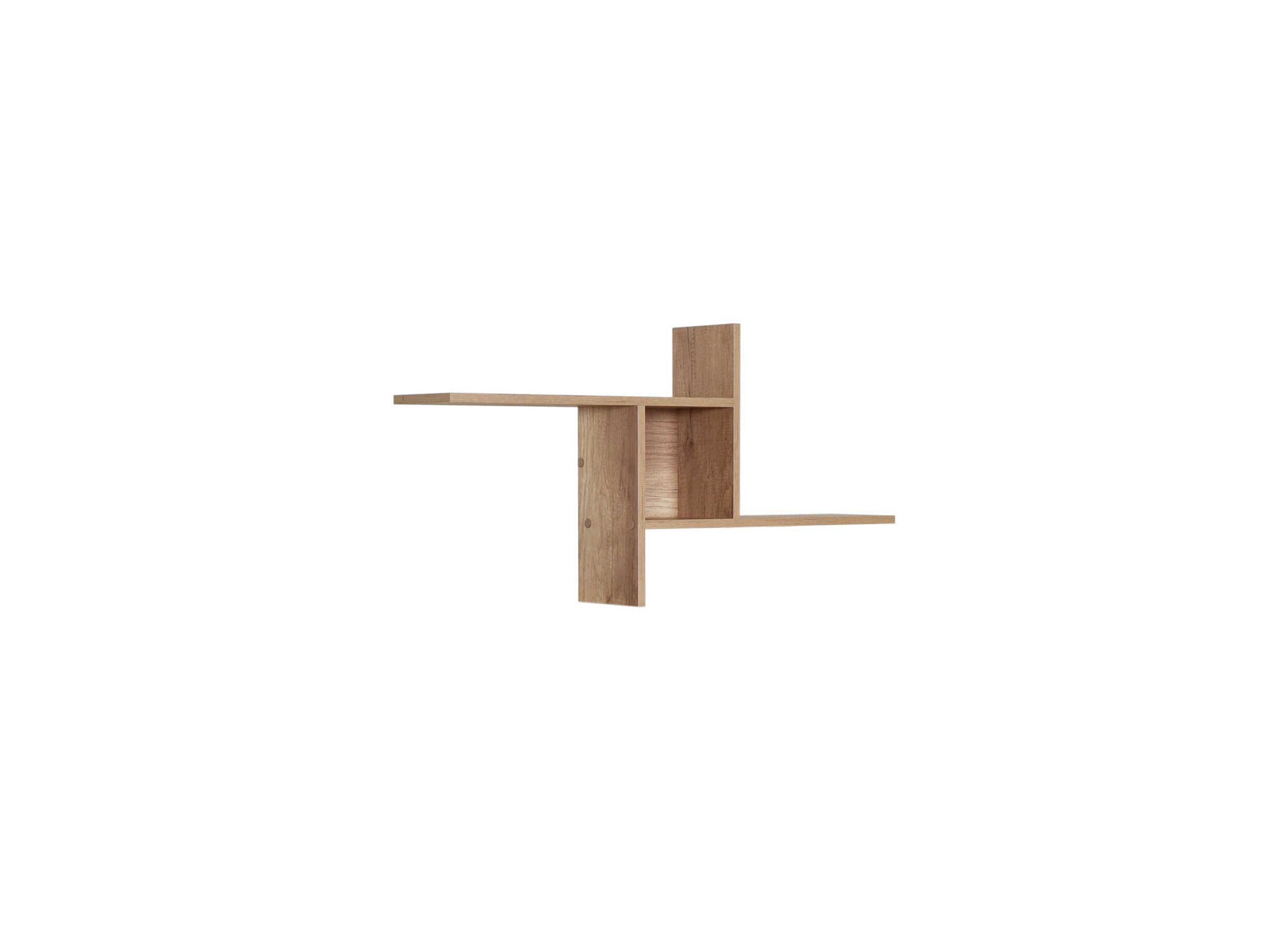 Wandplank Adelaide 100x18x50cm bruin