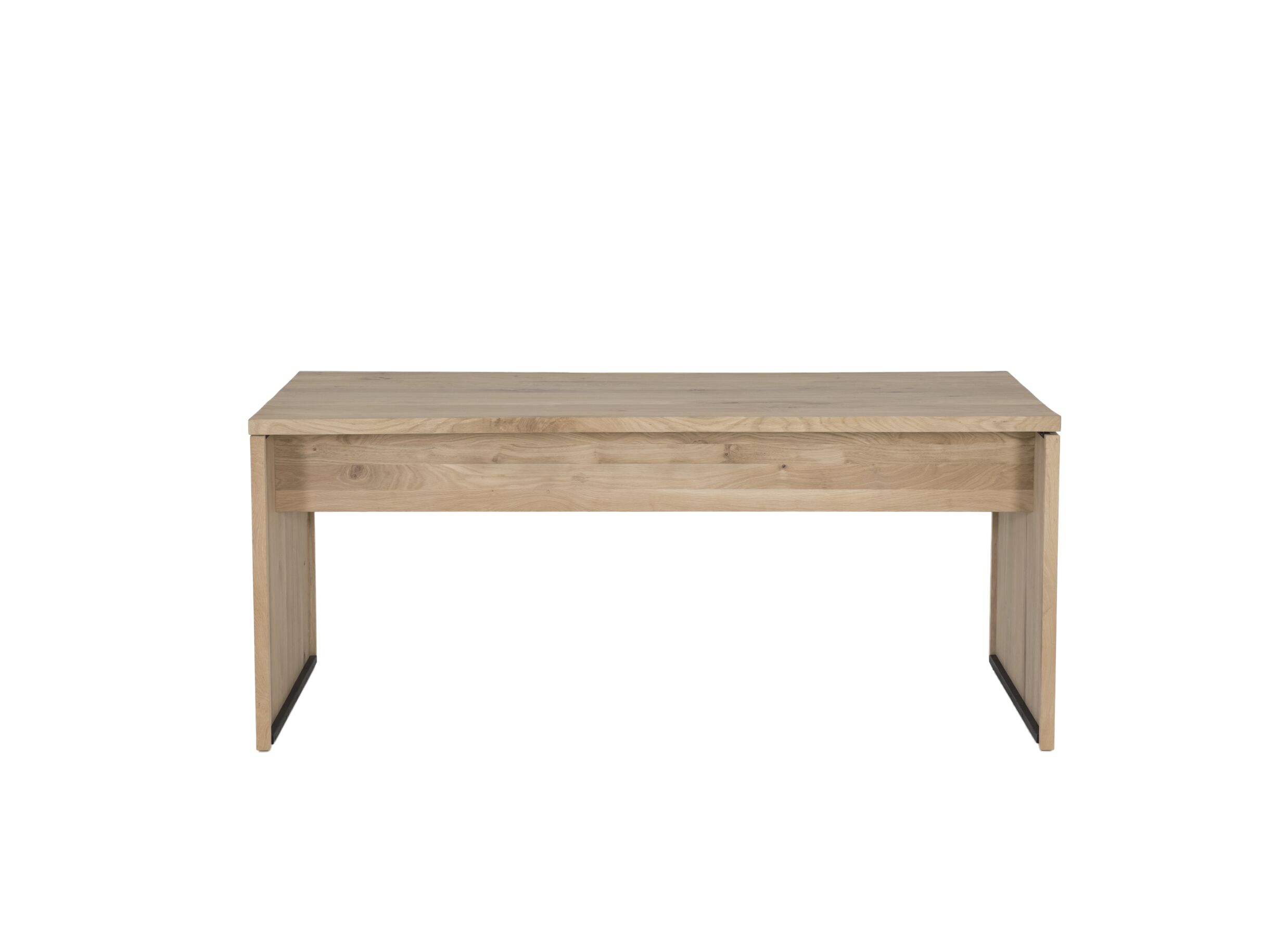 Bureau Yoda 180x80x76cm chêne massif - naturel