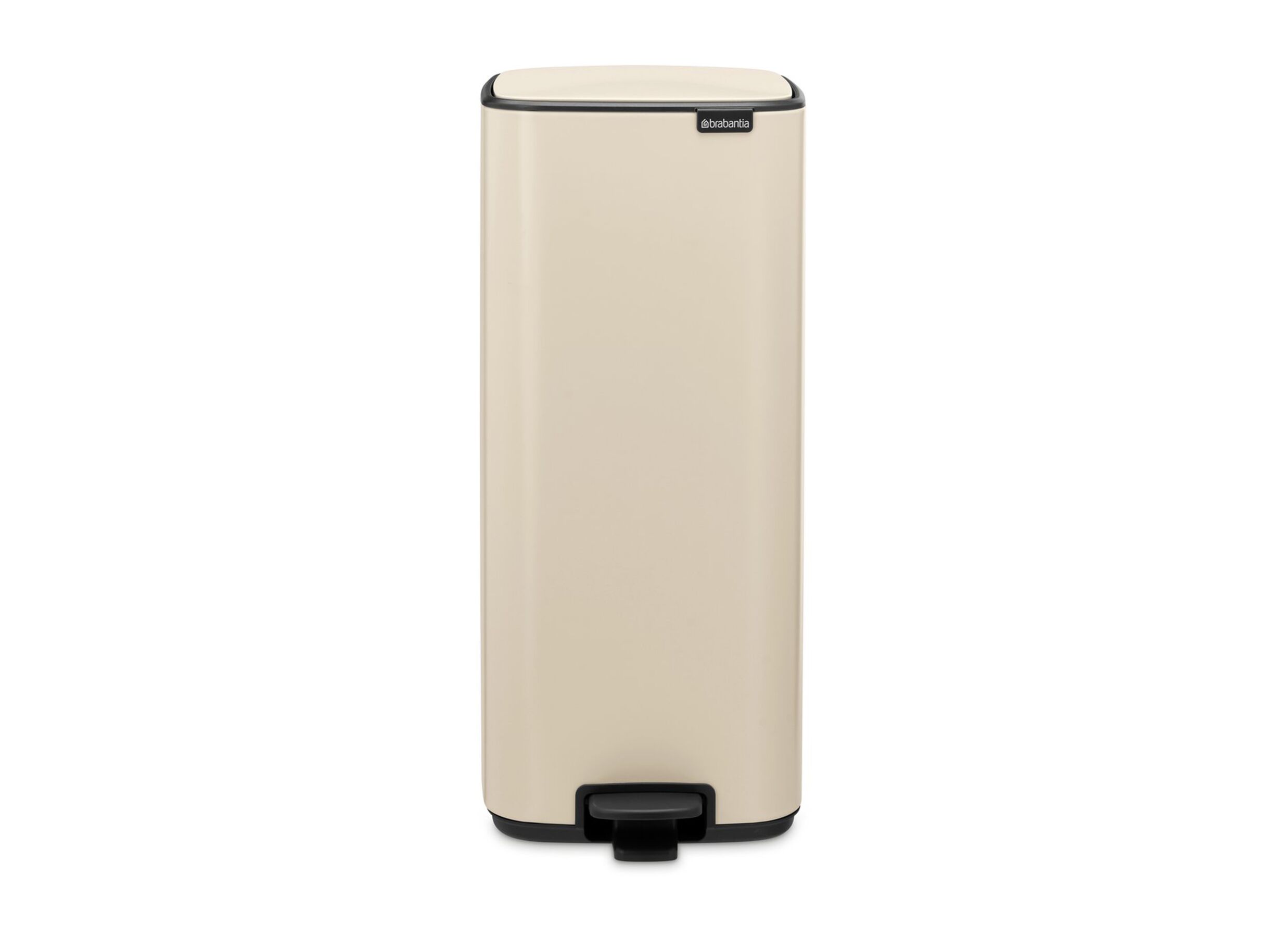 Pedaalemmer Bo Brabantia 30L - staal - soft beige - Pedaalemmer Bo Brabantia 30L - staal - soft beige