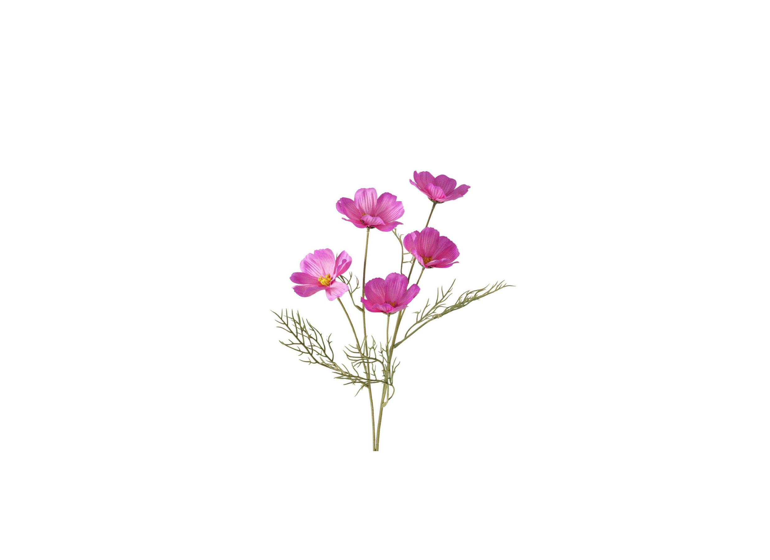 Overzichtsfoto - Kunstbloem Cosmea H67cm - kunststof - multicolor