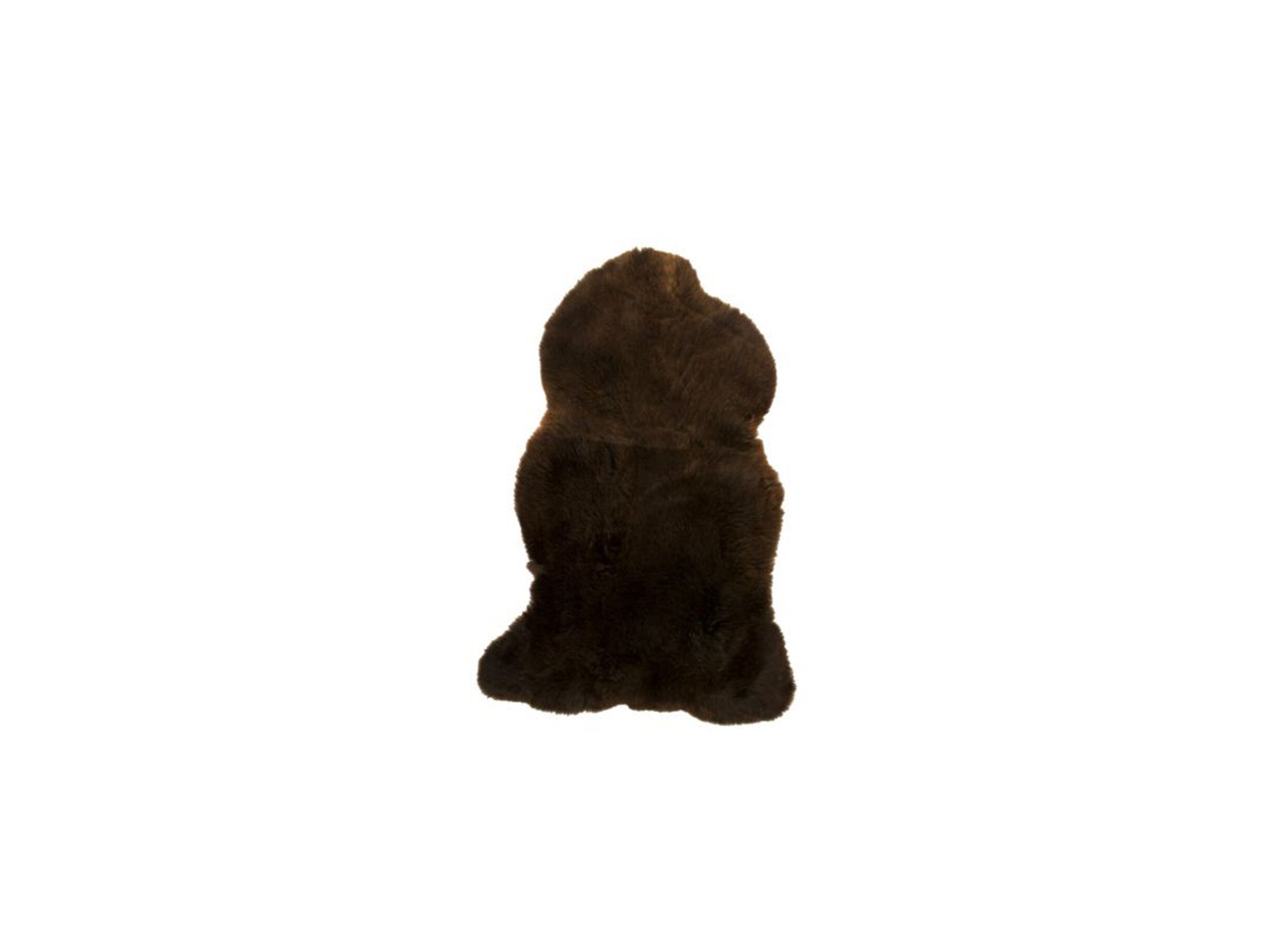 Peau de mouton Islande 60x110cm noir - Peau de mouton Islande 60x110cm noir