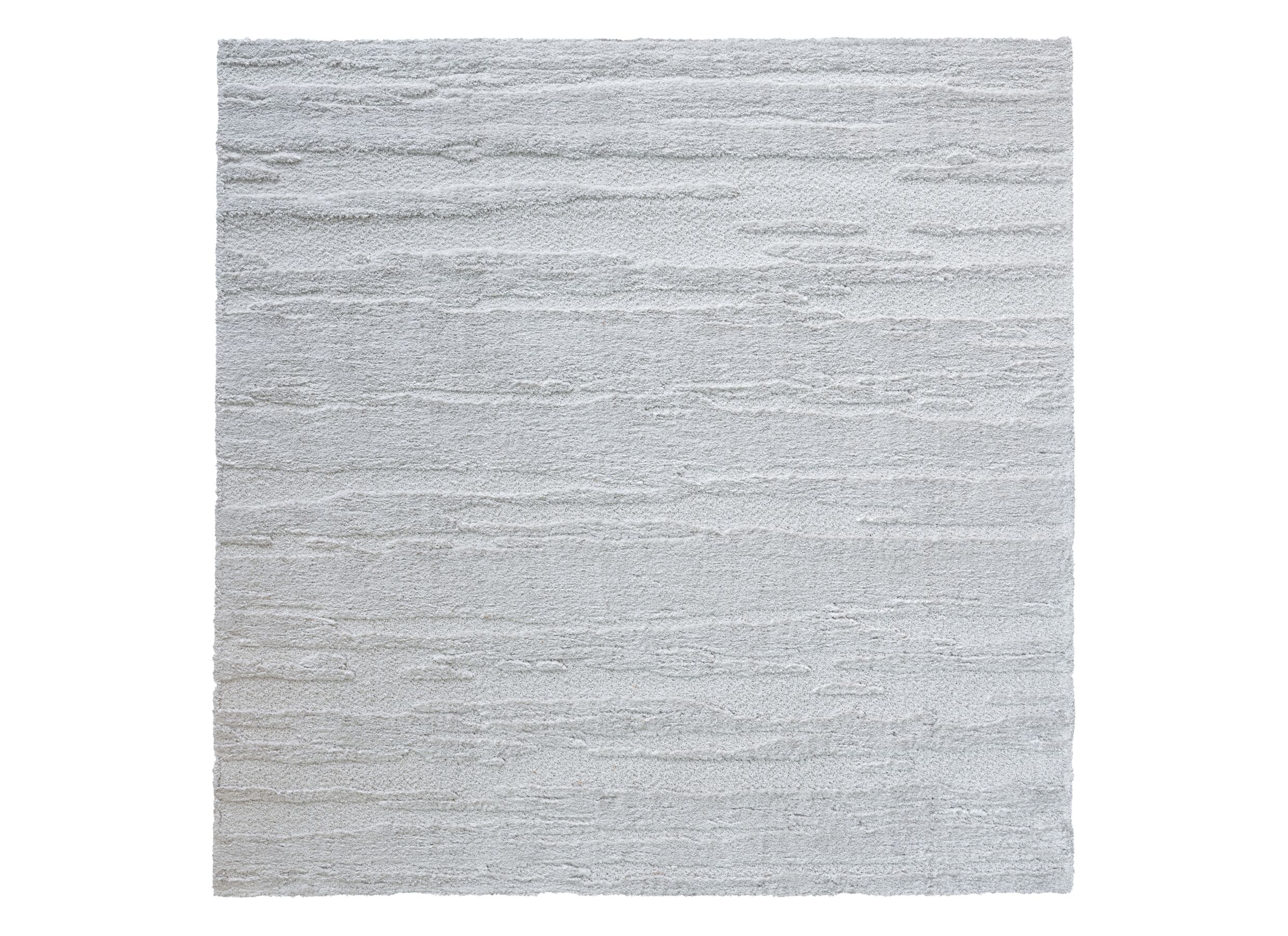 Plus Important - Tapis Madagaskar 200x200cm - polyester - blanc