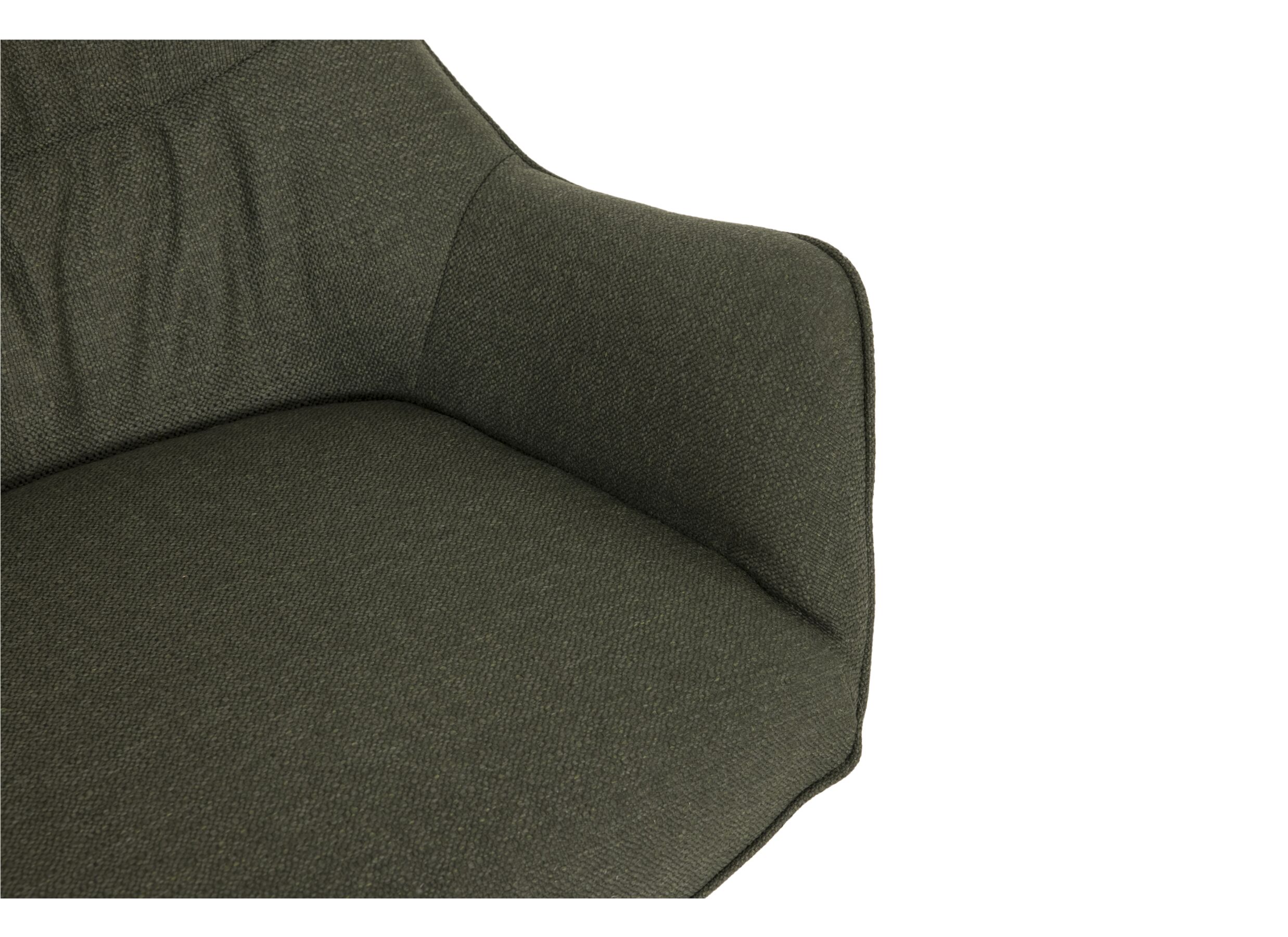 Fauteuil pivotant Grupetto 80,5x83x77cm - tissu - vert