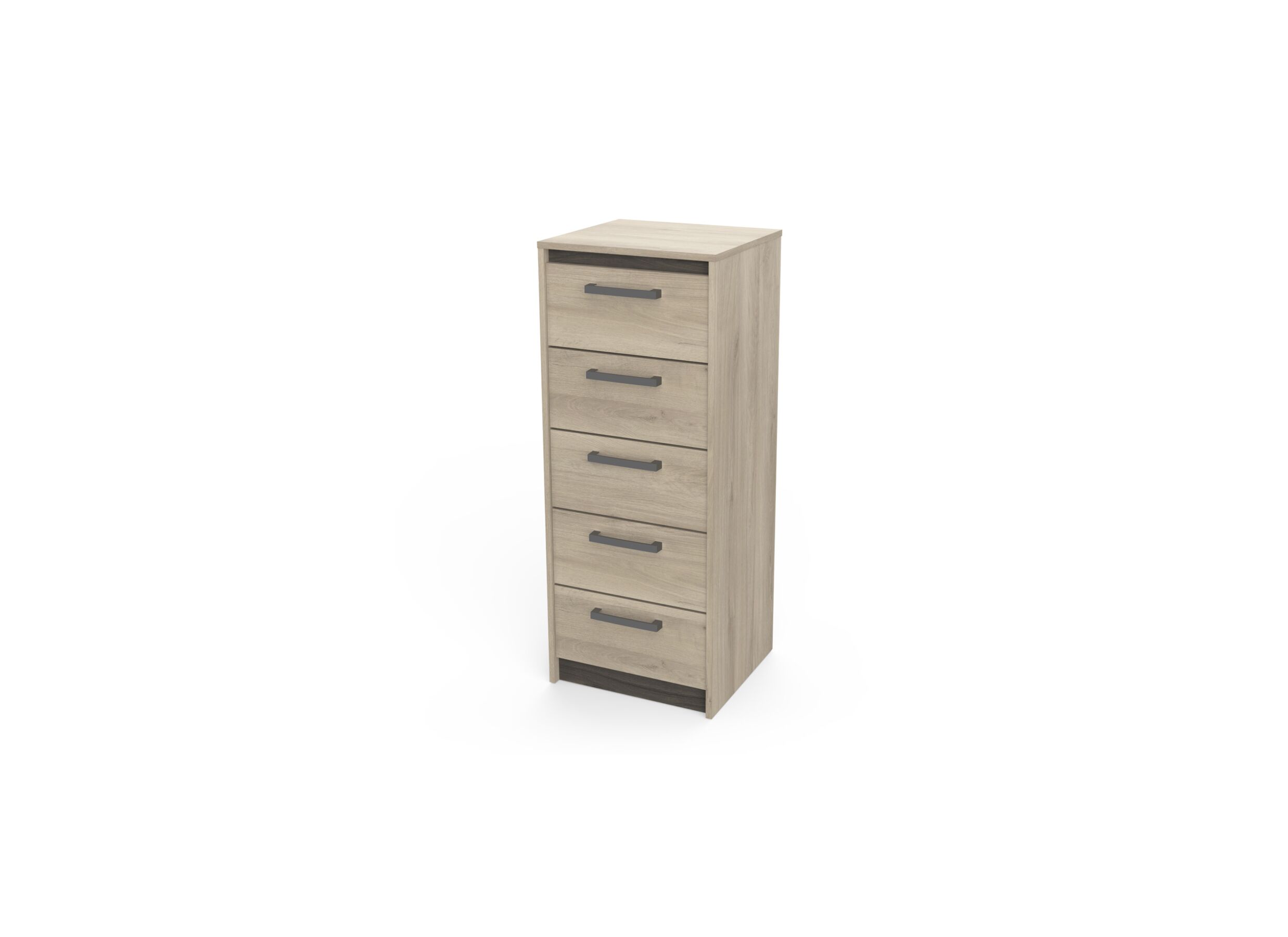Aperçu - Commode Watson 43x40x107cm - décor - chêne kronberg/chêne de waterford