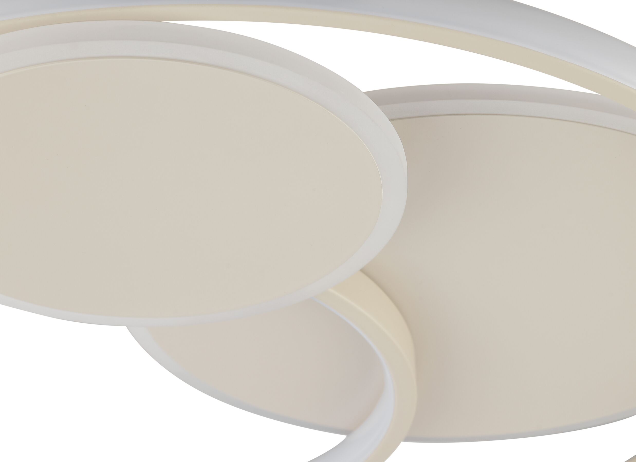 Detail - Plafonnier Runda Ø50cm - métal & silicone - beige