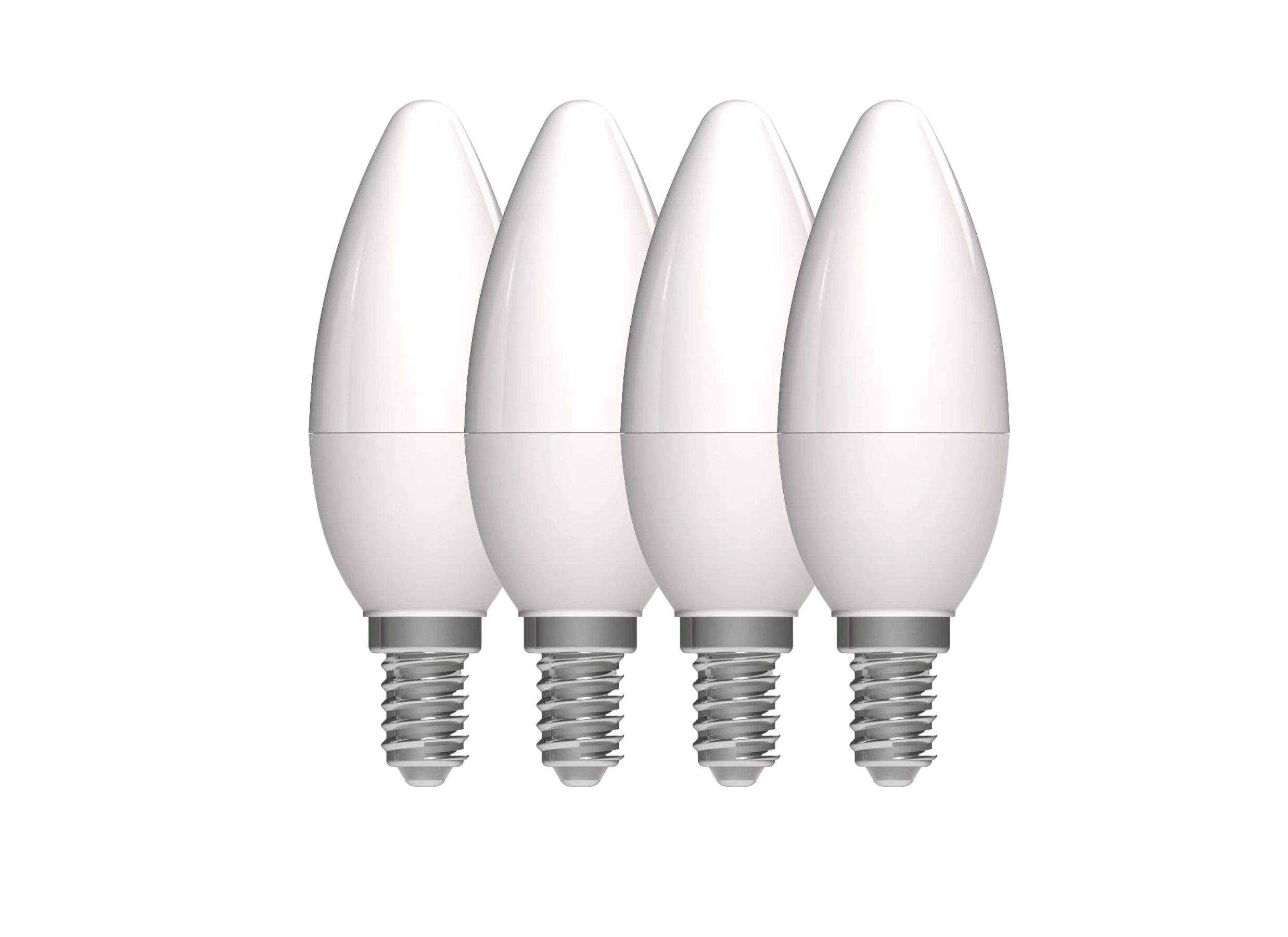 Ledlamp Kaars 3+1 x3W E14 - Ledlamp Kaars 3+1 x3W E14