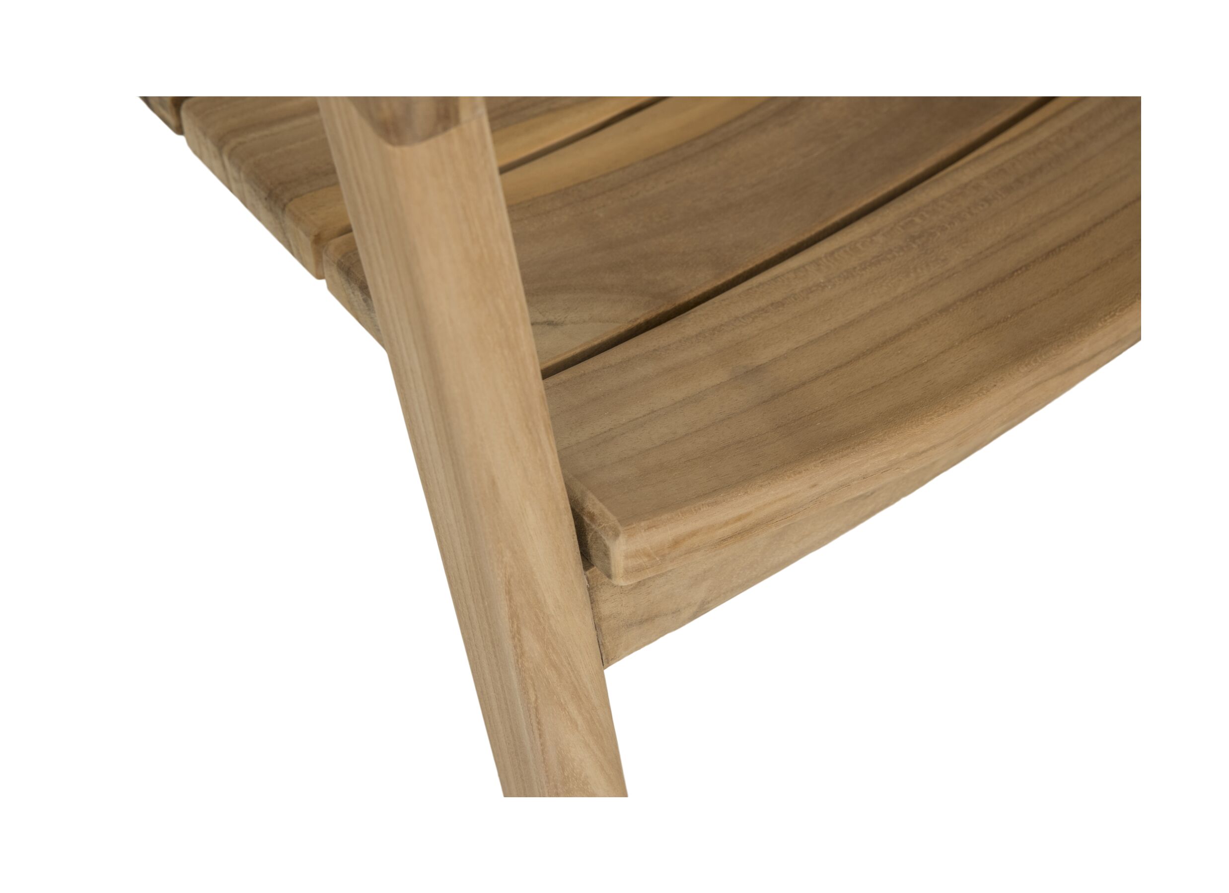 Detailfoto - Tuinstoel Onda 57,5x59x76cm - teak massief - naturel