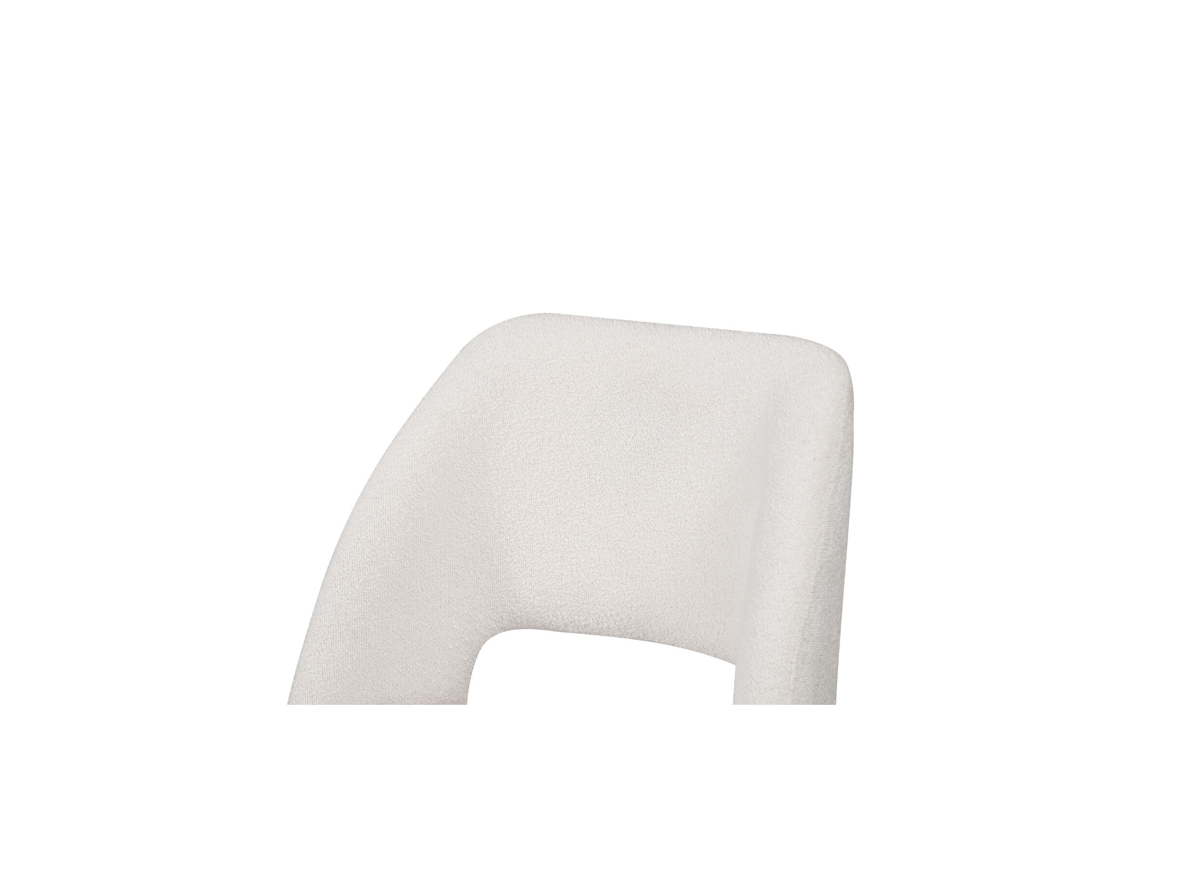 Stoel Vega 55x54x81cm - stof - wit