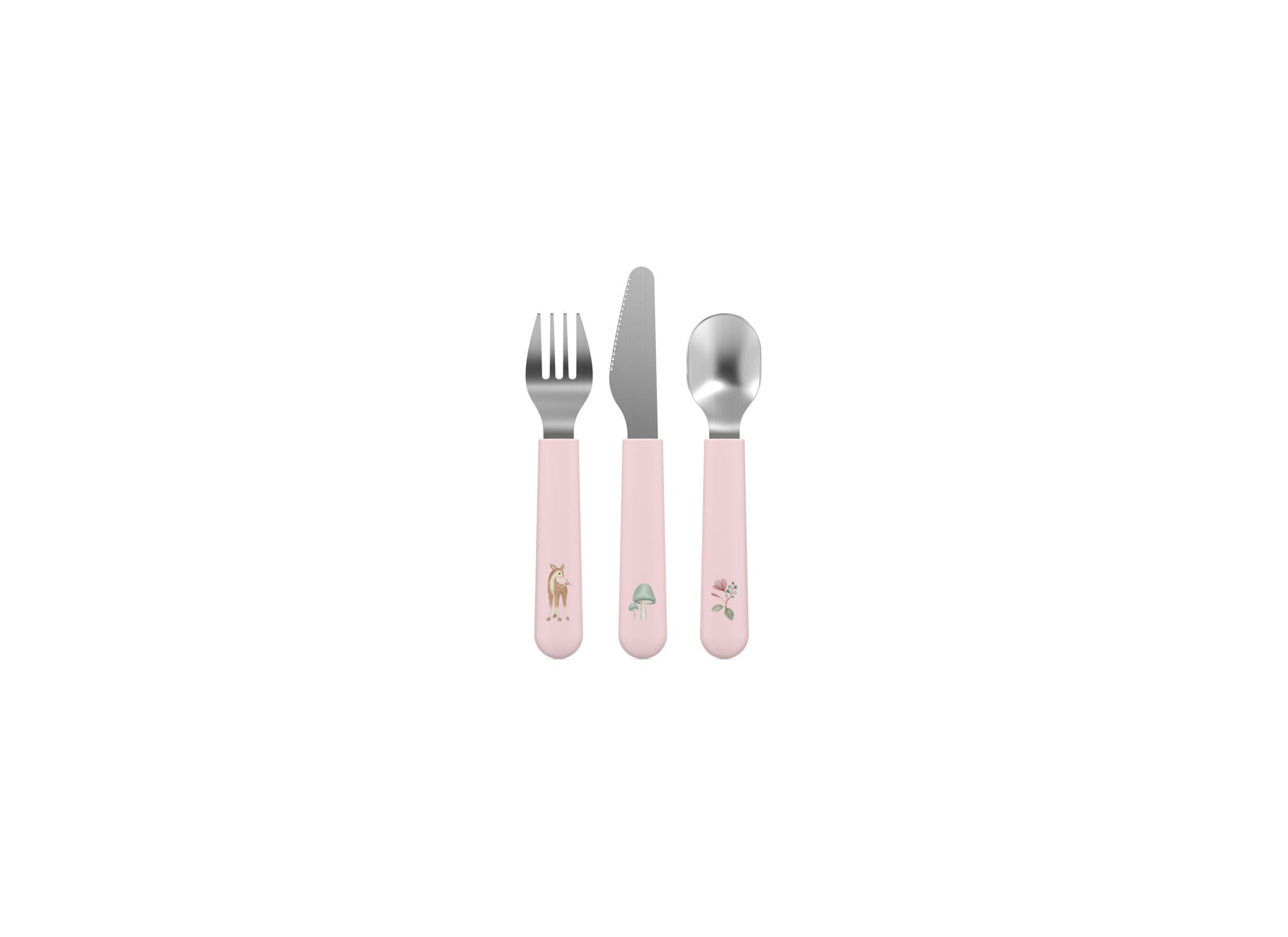 Mio Kinderbestekset 3-delig - kunststof - fairy garden - Mio Set De Couverts Pour Enfants 3 pièces - plastique - fairy garden