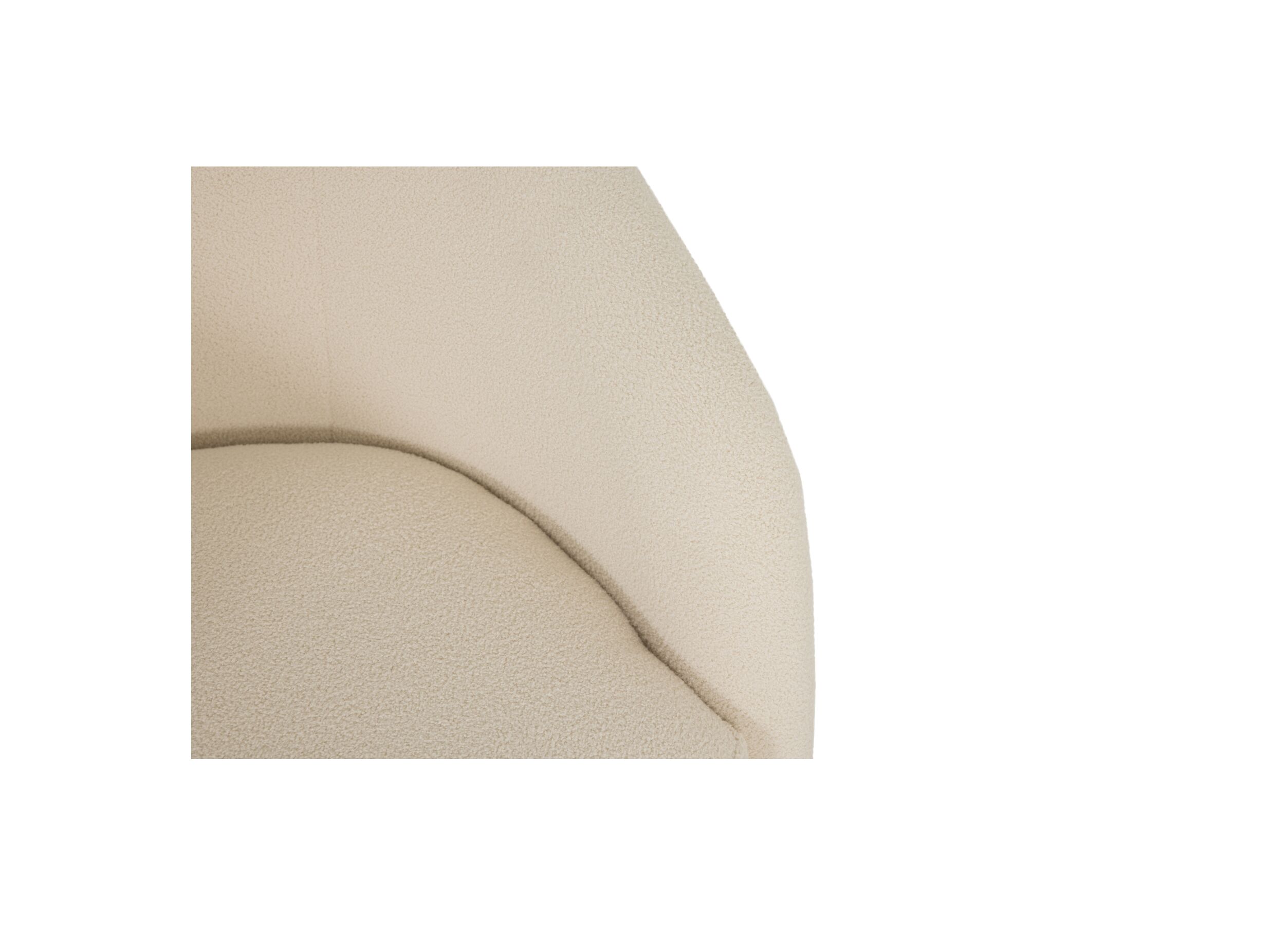 Detailfoto - Fauteuil View 72x68x77cm - stof - wit