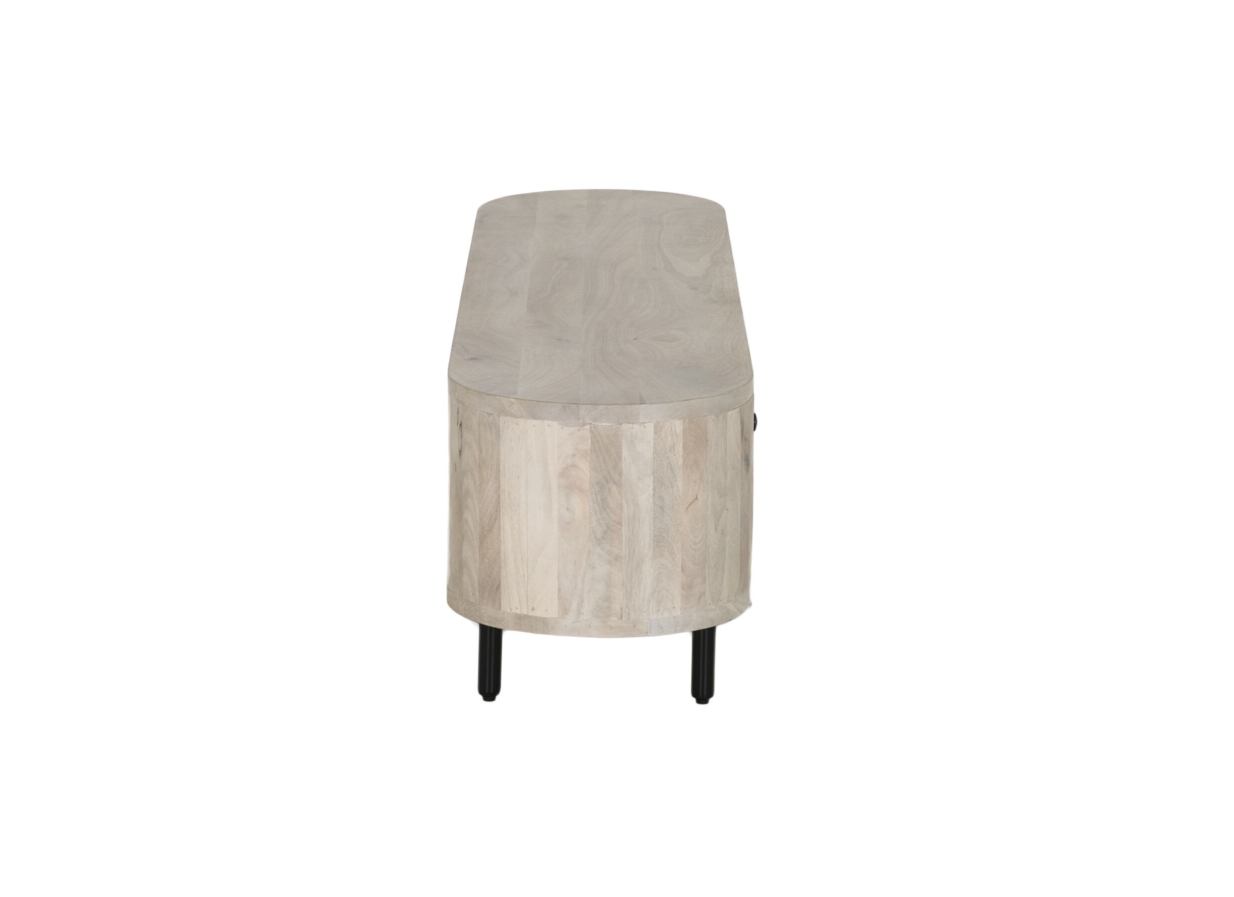 Overzichtsfoto - Tv-meubel Limes 180cm - mango massief - wit & beige