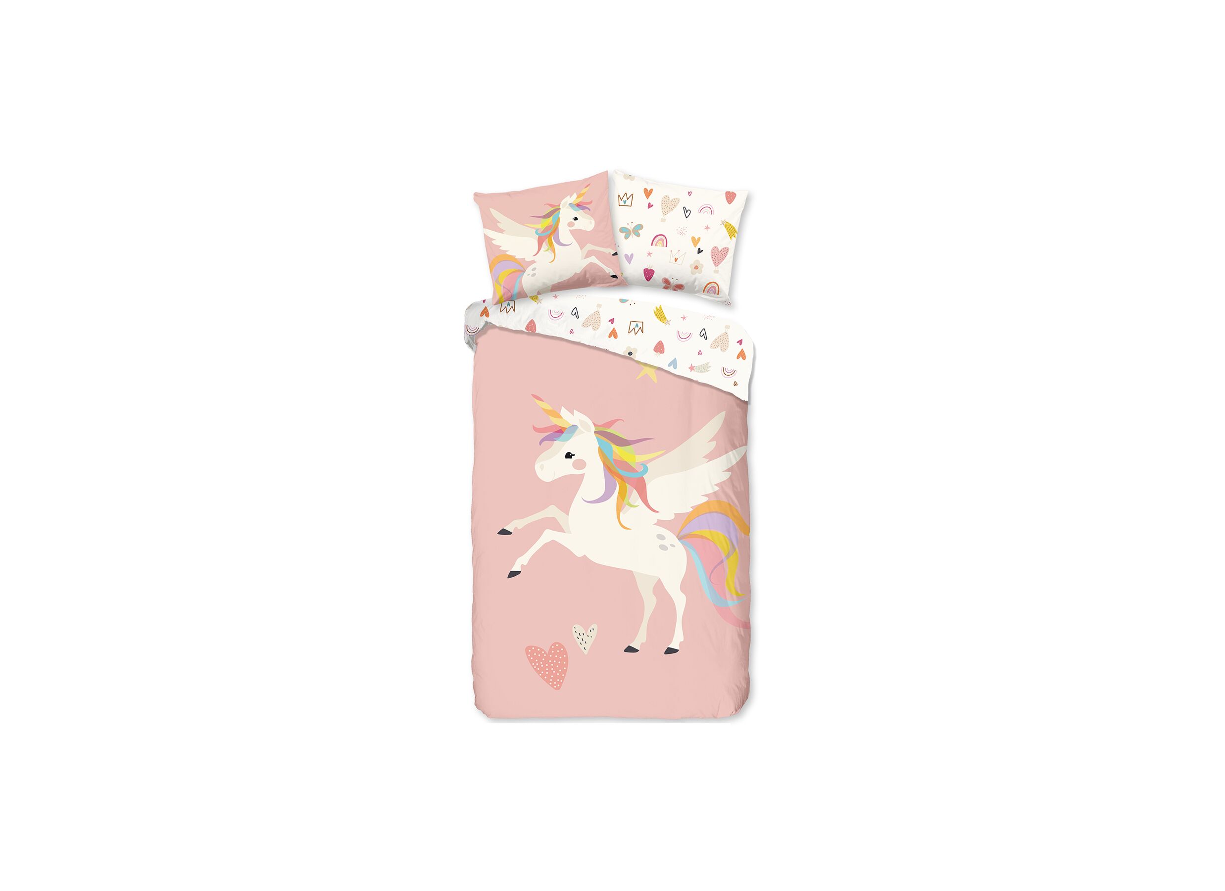 Housse de couette Unicorn 140x220cm coton - Housse de couette Unicorn 140x220cm coton