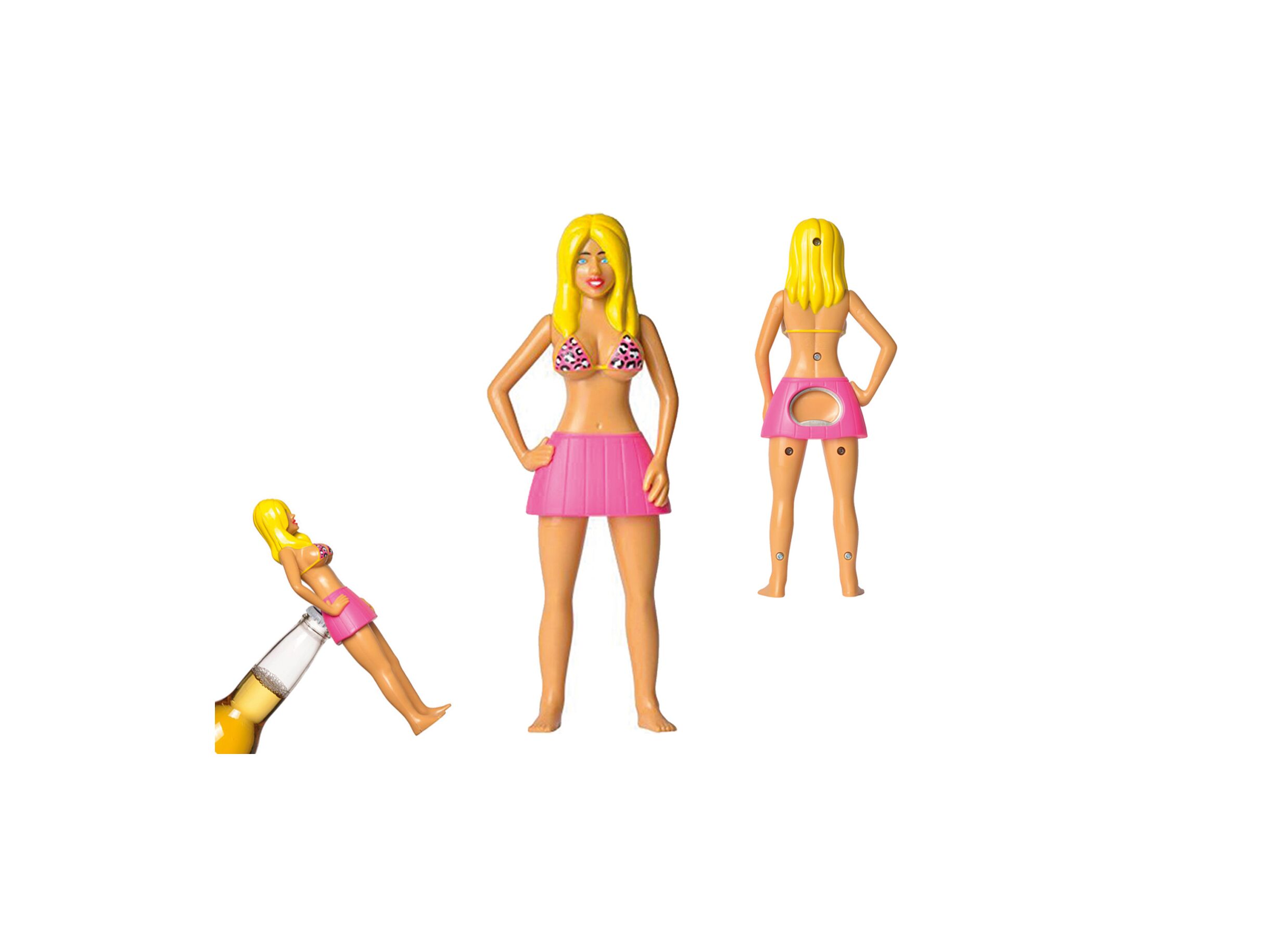 Flessenopener Blonde vrouw - Flessenopener Blonde vrouw
