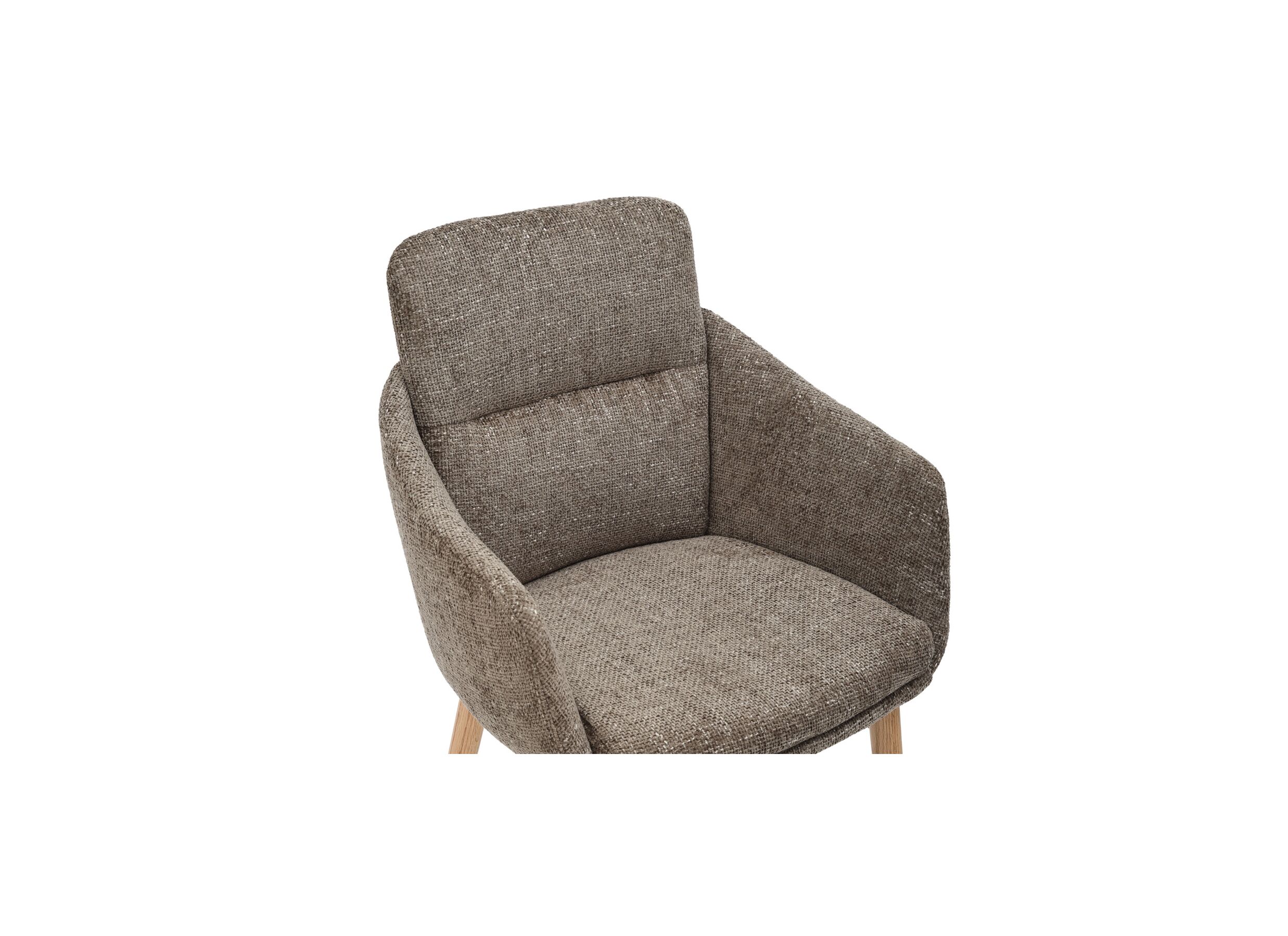 Detailfoto - Kuipstoel Suya 59x69,5x87cm - polyestervezel - taupe