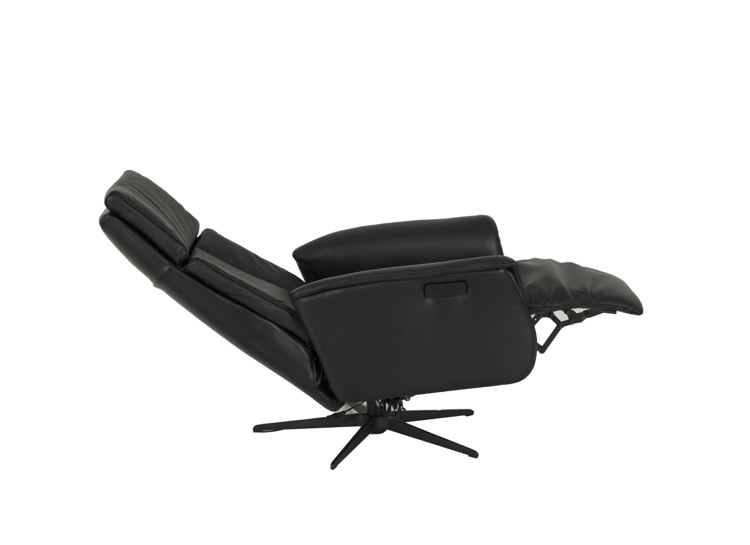 Aperçu - Fauteuil relax 8020 cuir - noir avec relax
