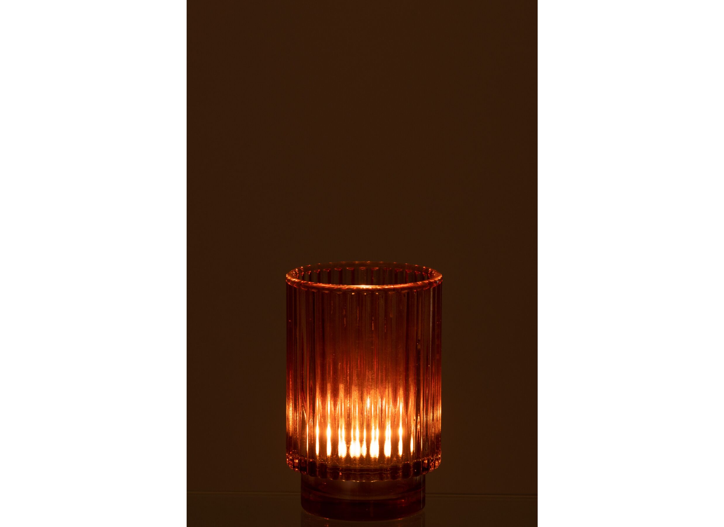 Aperçu - Photophore Rayé H13cm
