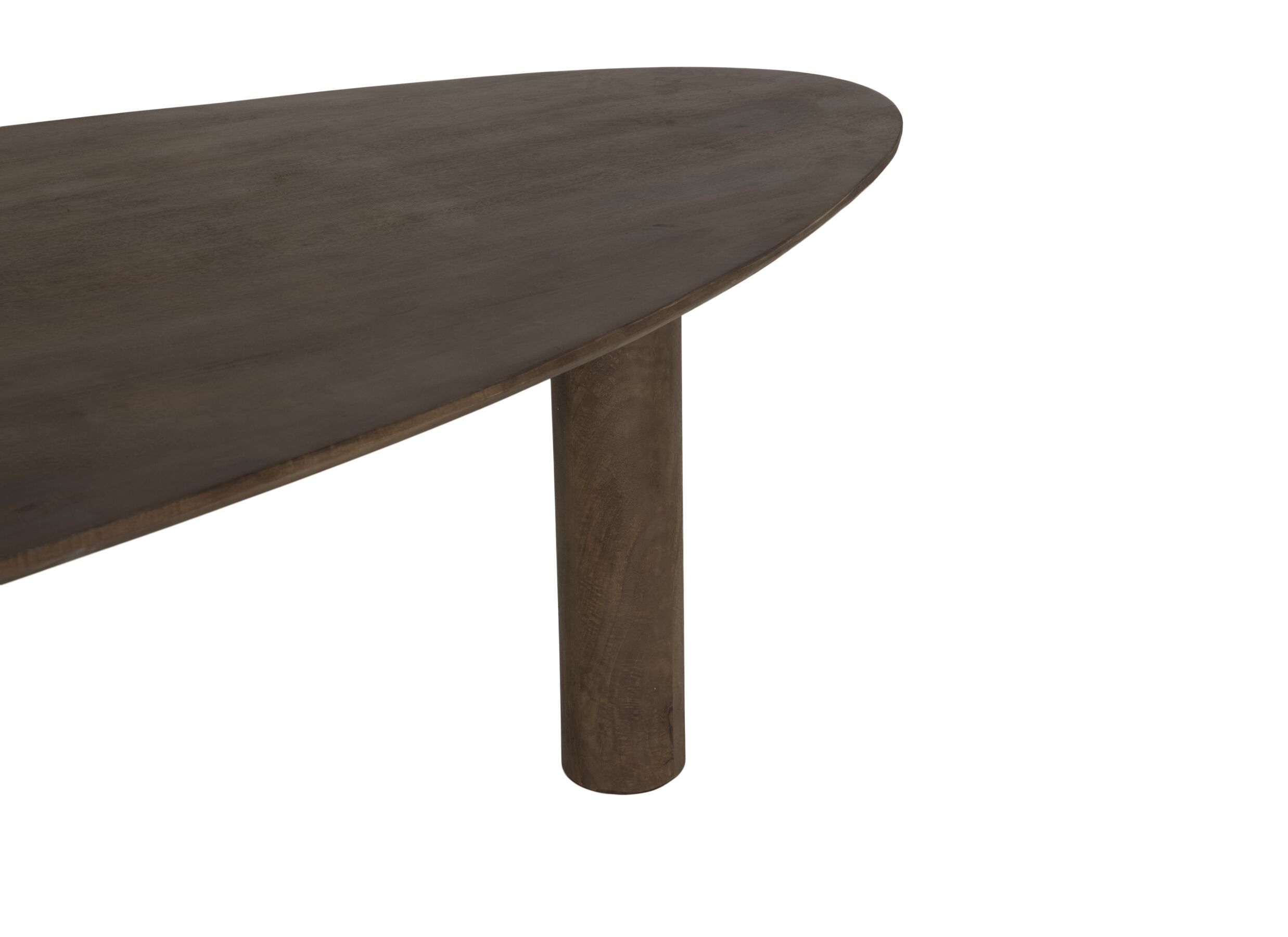 Detail - Table Diaz 240x110cm - mangue massif - brun