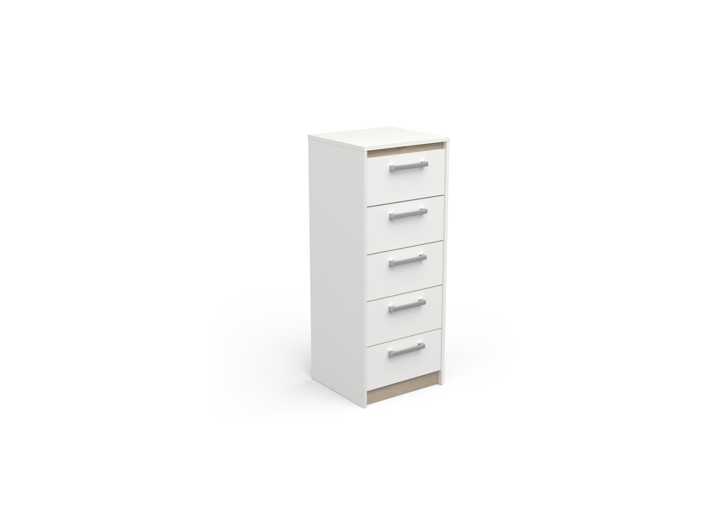 Plus Important - Commode Watson 43x40x107cm - décor - chêne kronberg/blanc
