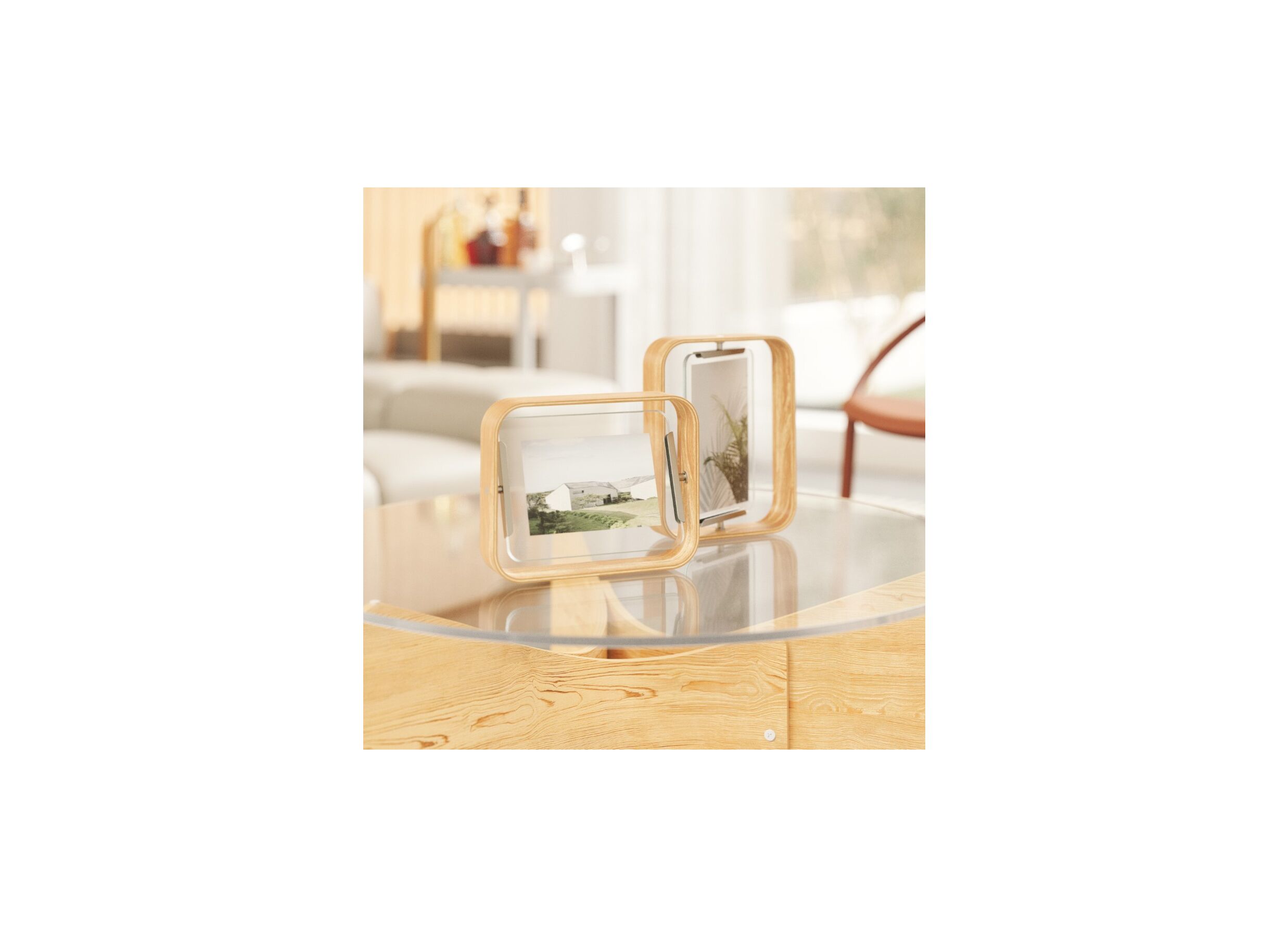 Foto ambiance - Cadre photo Bellwood 18x13cm - hêtre - naturel