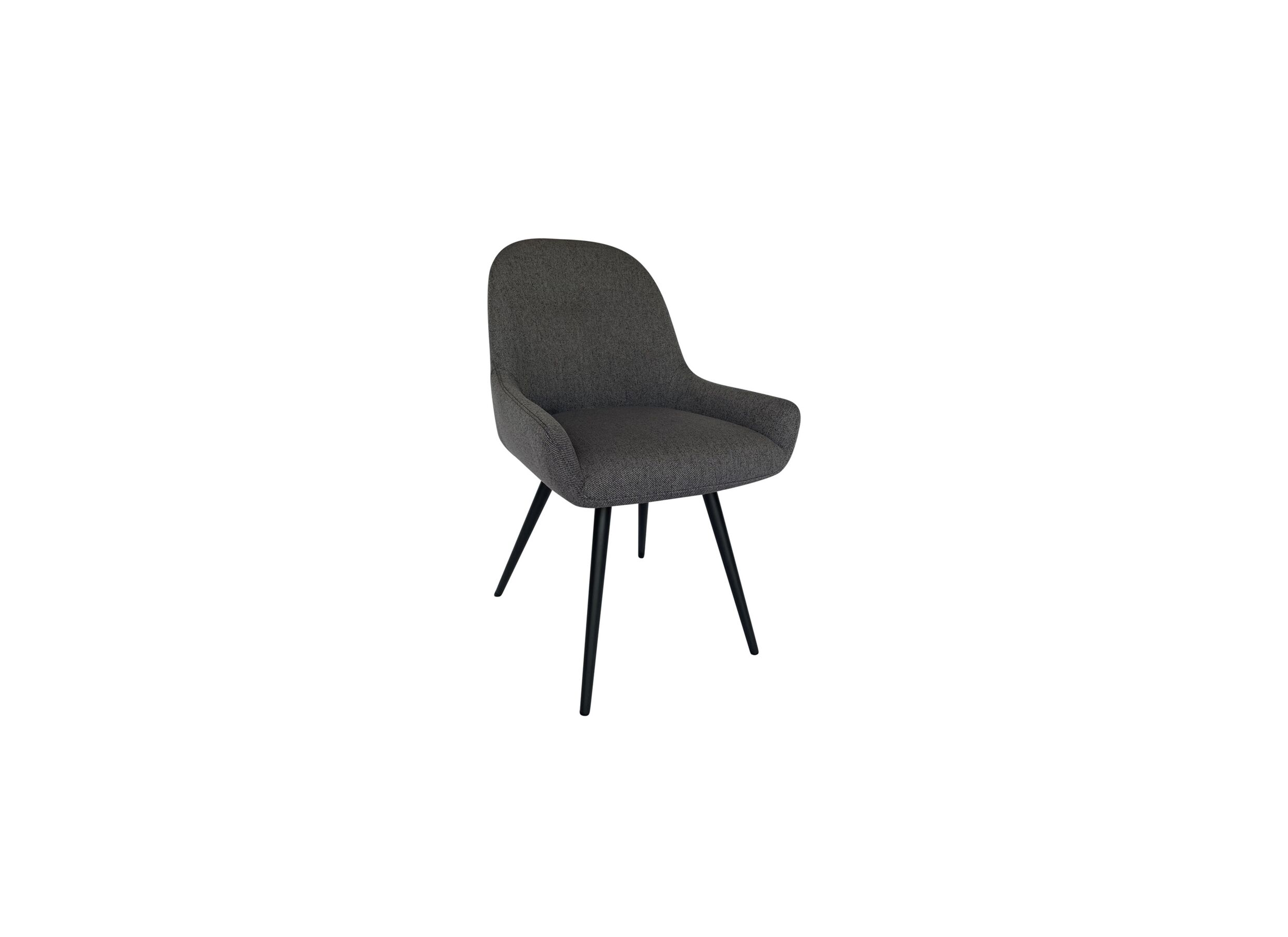 Chaise House tissu gris - Chaise House 53x61,5x86,5cm - tissu - gris